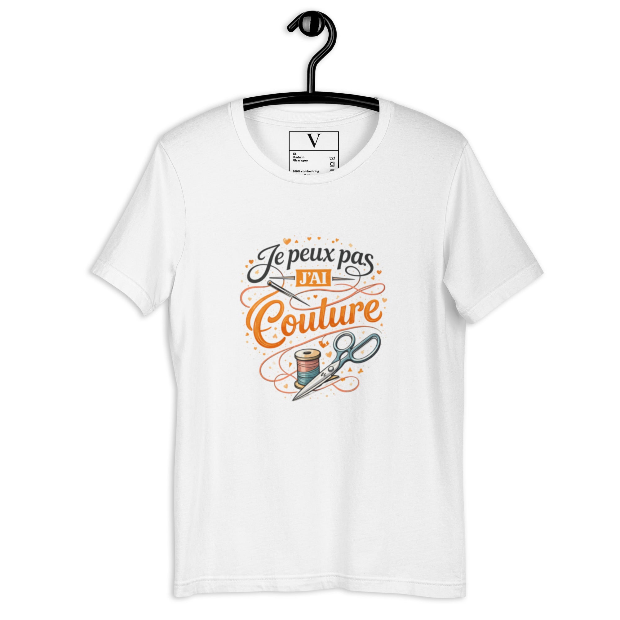 T-shirt Je peux pas j'ai couture - 6