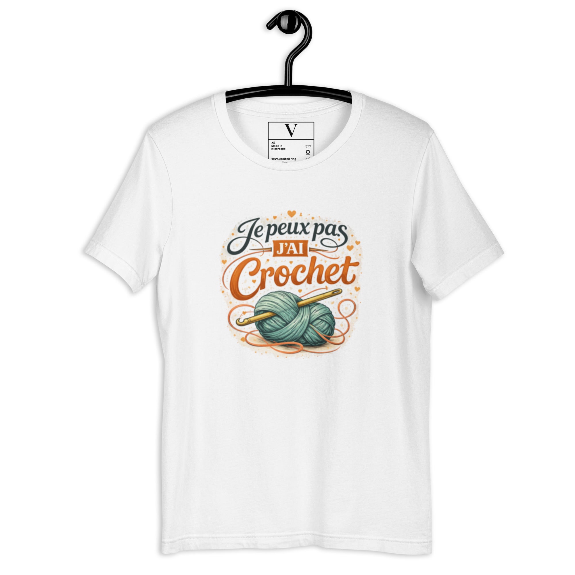 T-shirt Je peux pas j'ai crochet - 6