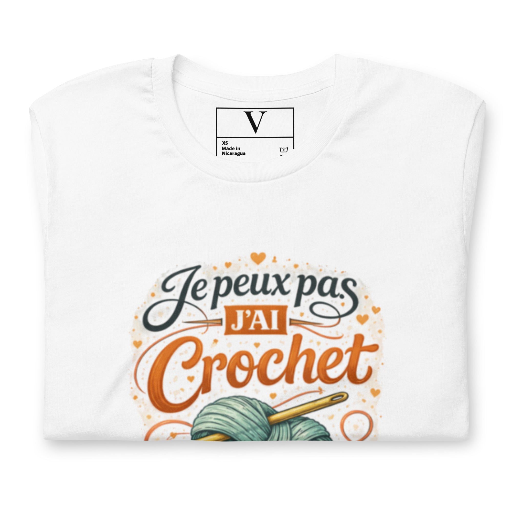 T-shirt Je peux pas j'ai crochet - 8