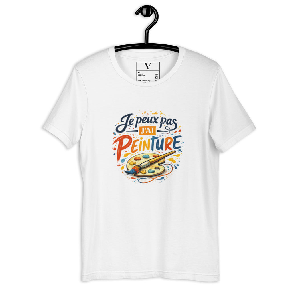 T-shirt Je peux pas j'ai peinture - 6