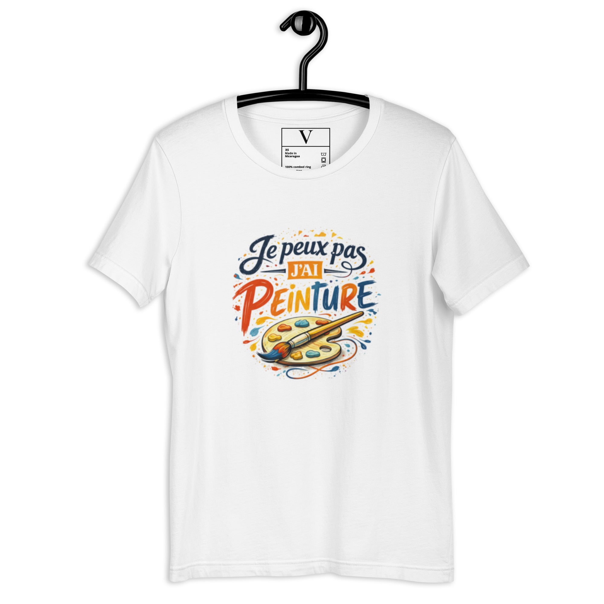 T-shirt Je peux pas j'ai peinture - 6