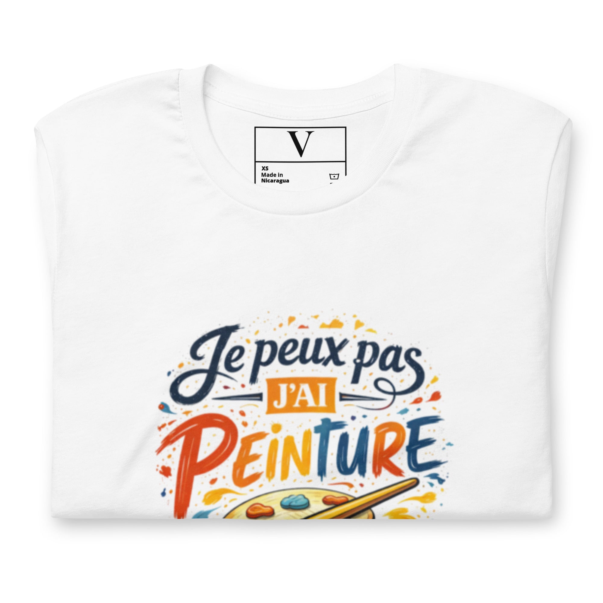 T-shirt Je peux pas j'ai peinture - 7