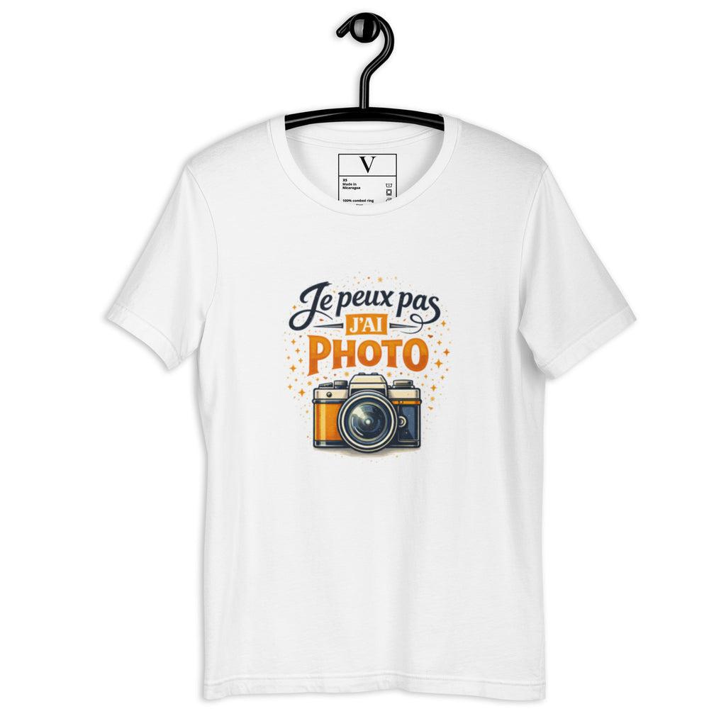 T-shirt Je peux pas j'ai photo - 5