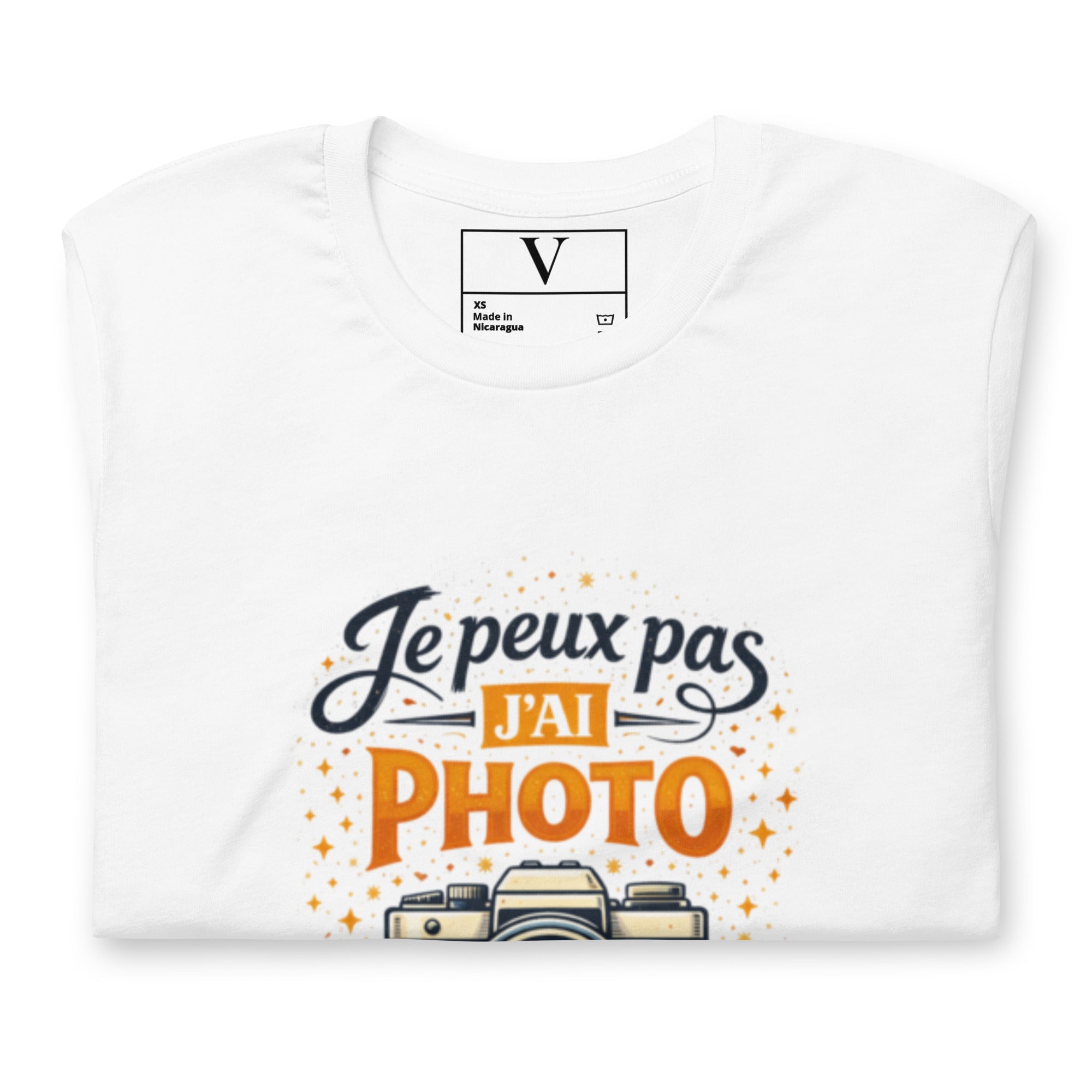 T-shirt Je peux pas j'ai photo - 4
