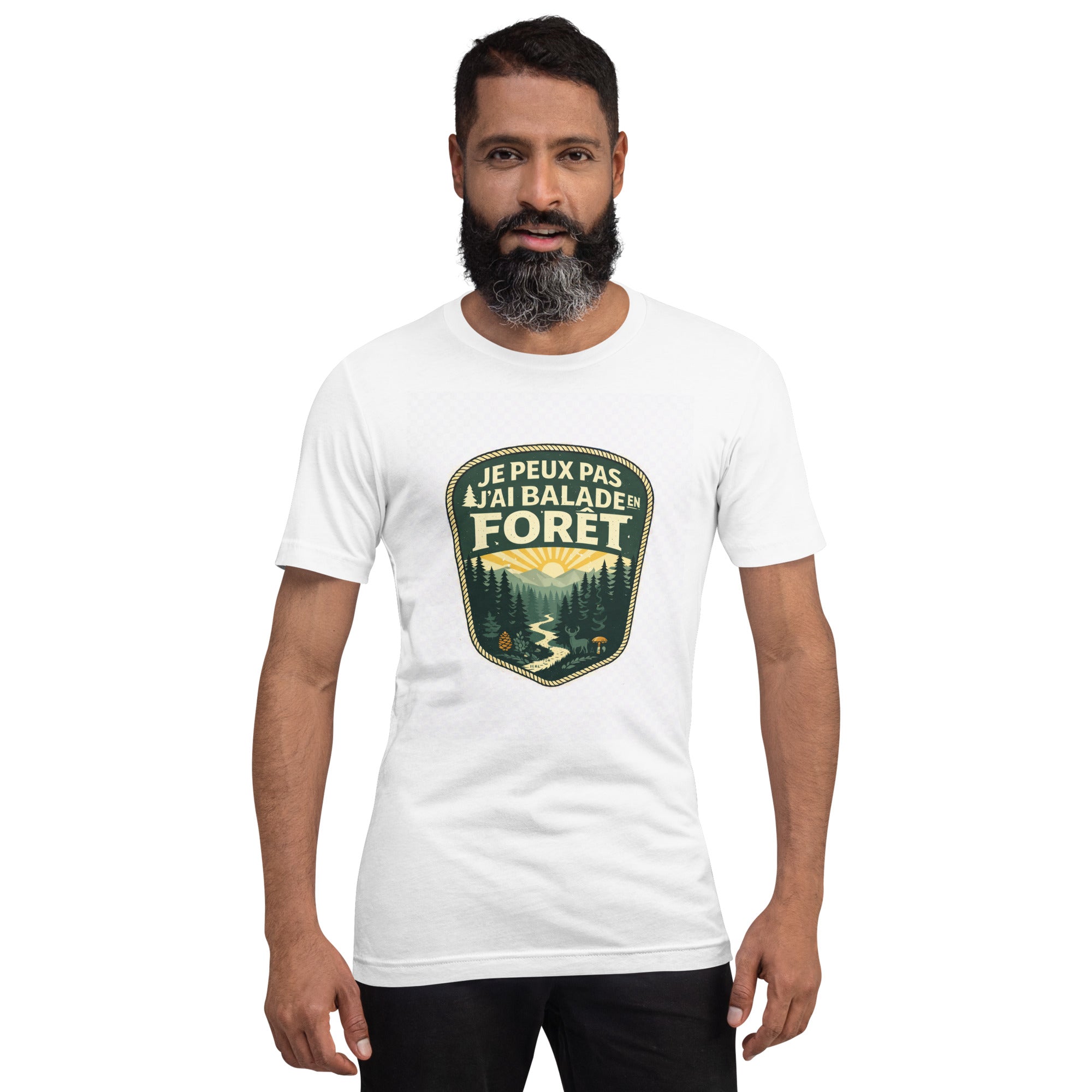 T-shirt Je peux pas j'ai balade en forêt - 1