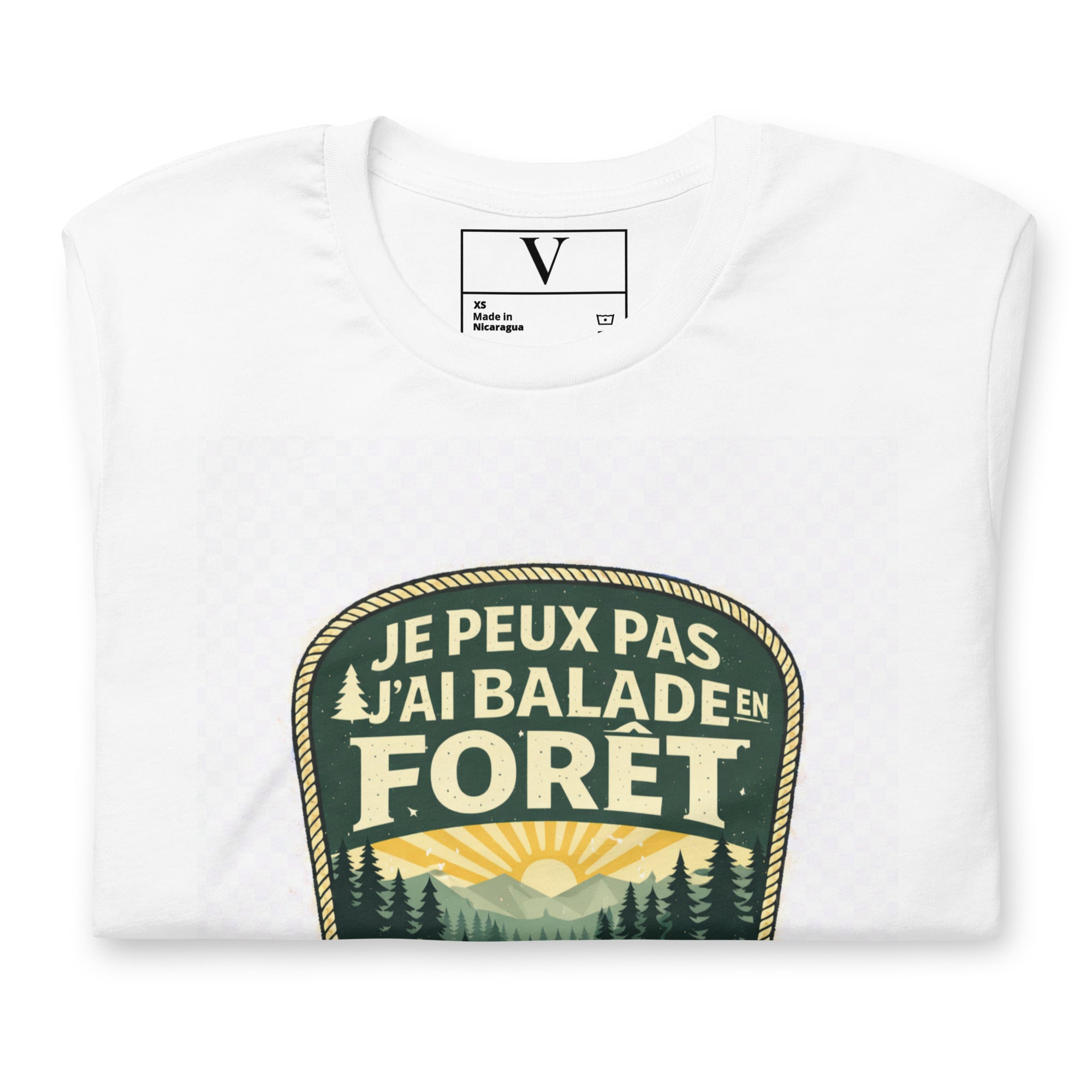 T-shirt Je peux pas j'ai balade en forêt - 6