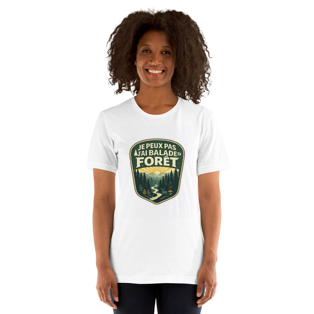 T-shirt Je peux pas j'ai balade en forêt - 4