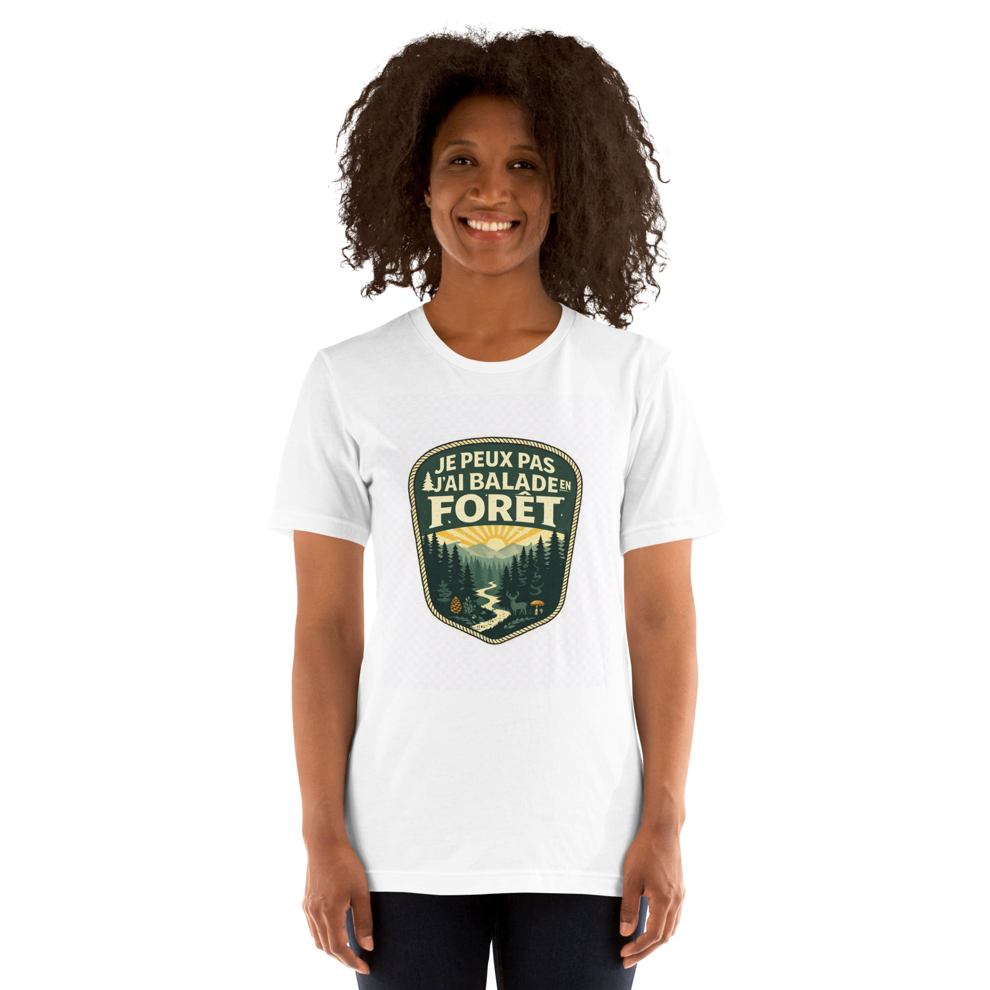T-shirt Je peux pas j'ai balade en forêt - 4