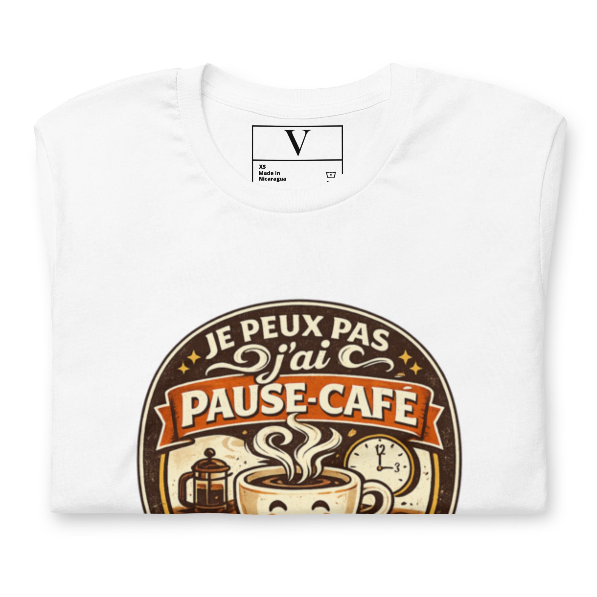 T-shirt Je peux pas j'ai pause-café - 6