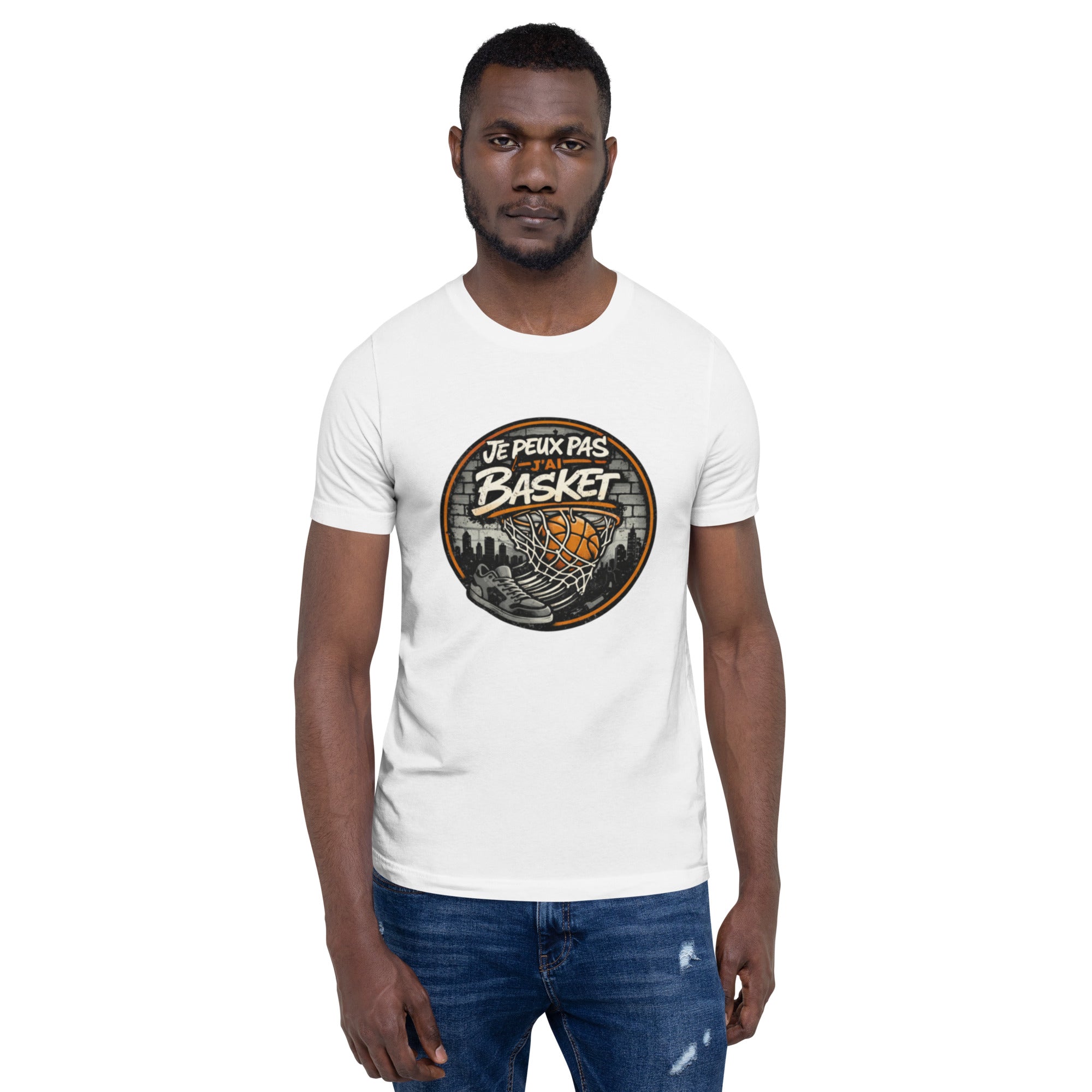 T-shirt Je peux pas j'ai basket - 1