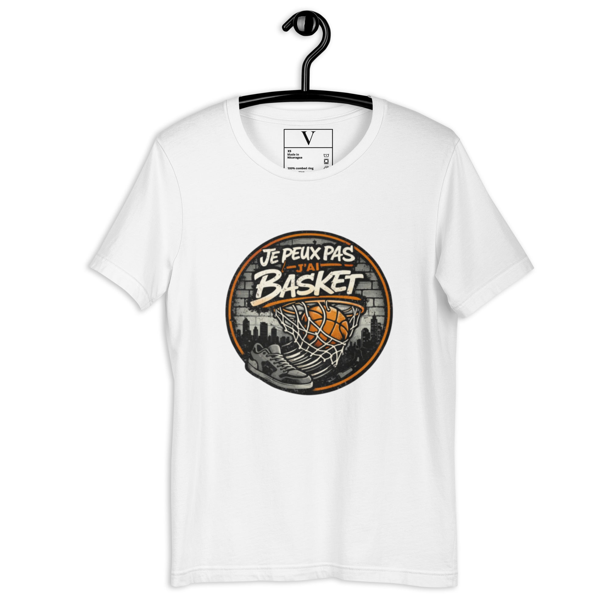 T-shirt Je peux pas j'ai basket - 4