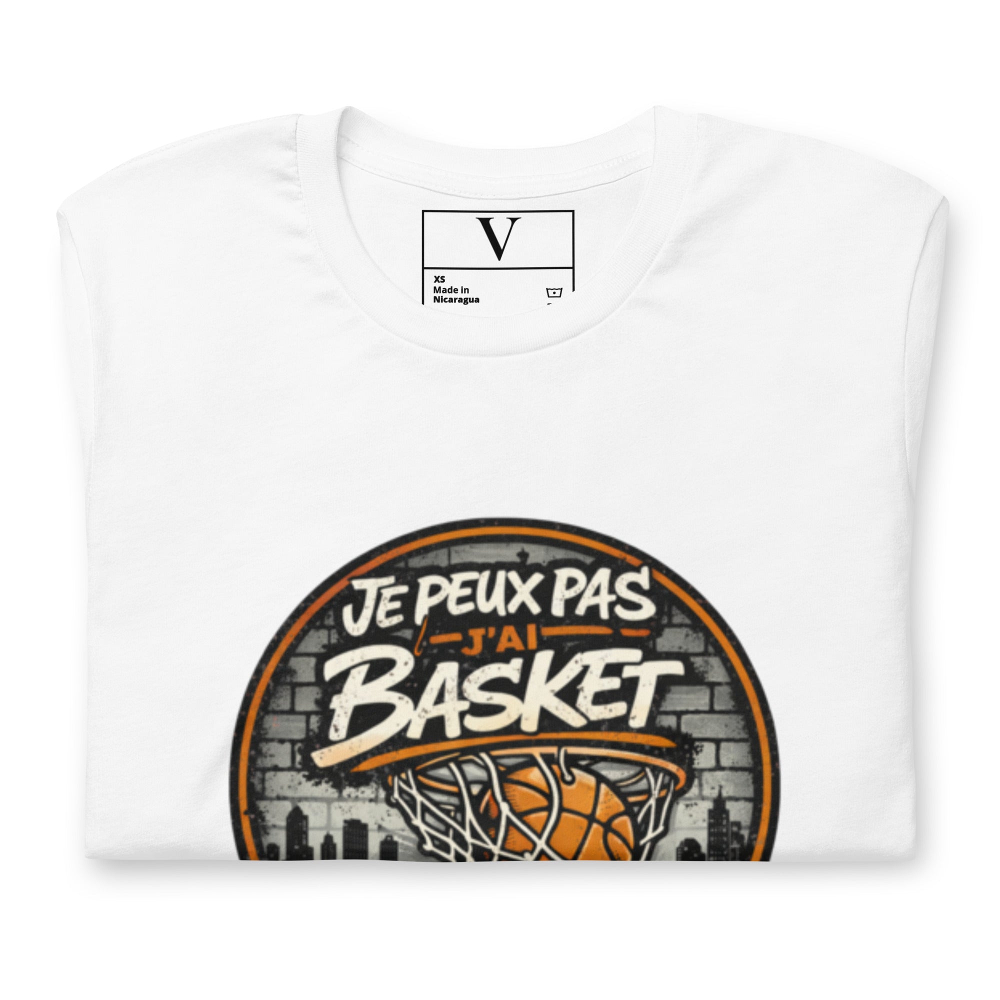 T-shirt Je peux pas j'ai basket - 6