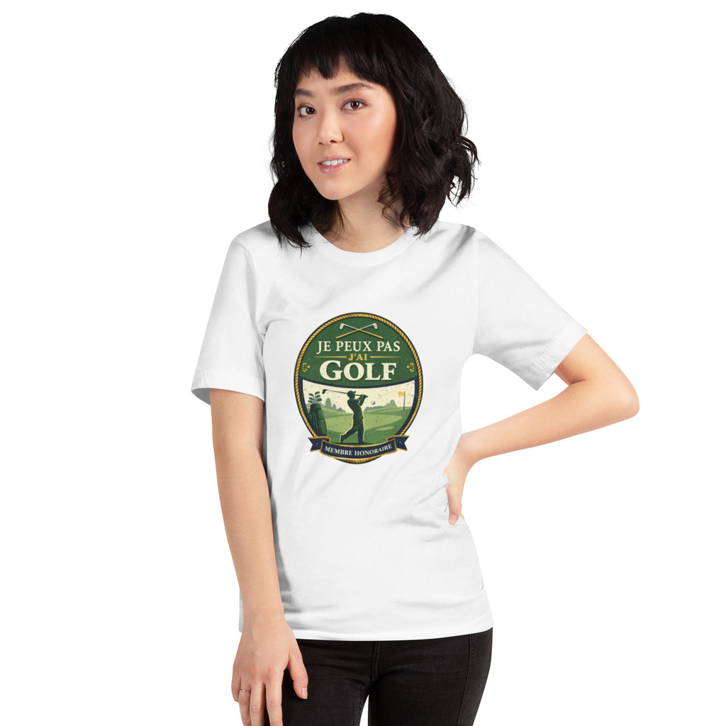 T-shirt Je peux pas j'ai golf - 3