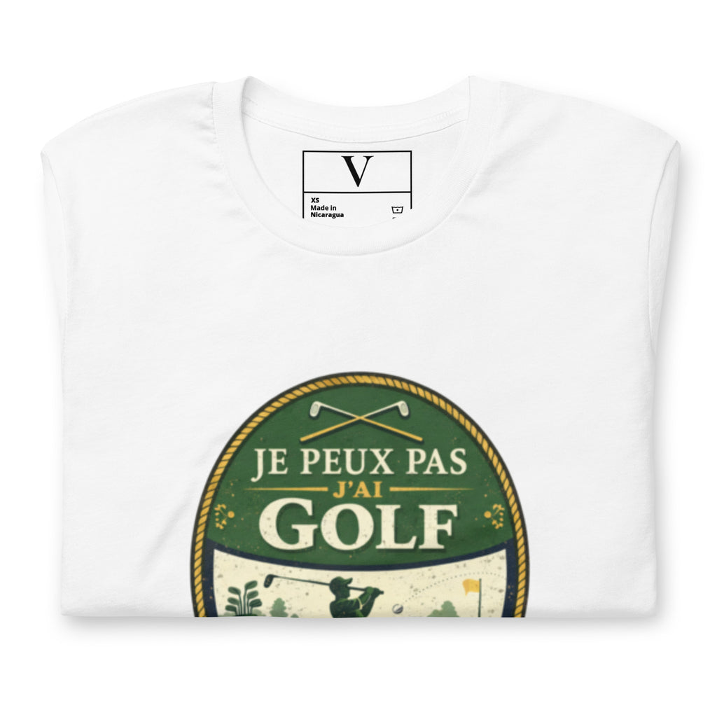 T-shirt Je peux pas j'ai golf - 8