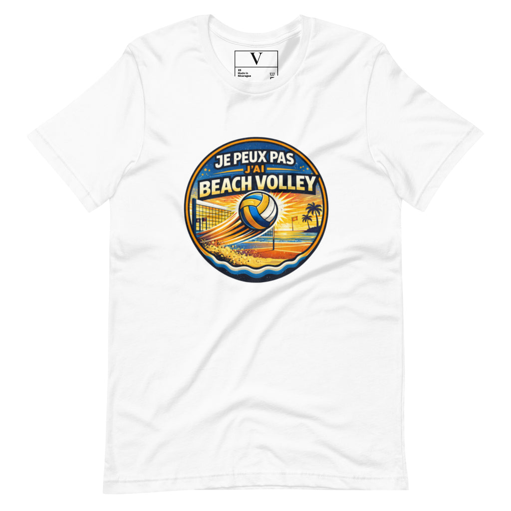 T-shirt Je peux pas j'ai beachvolley - 6