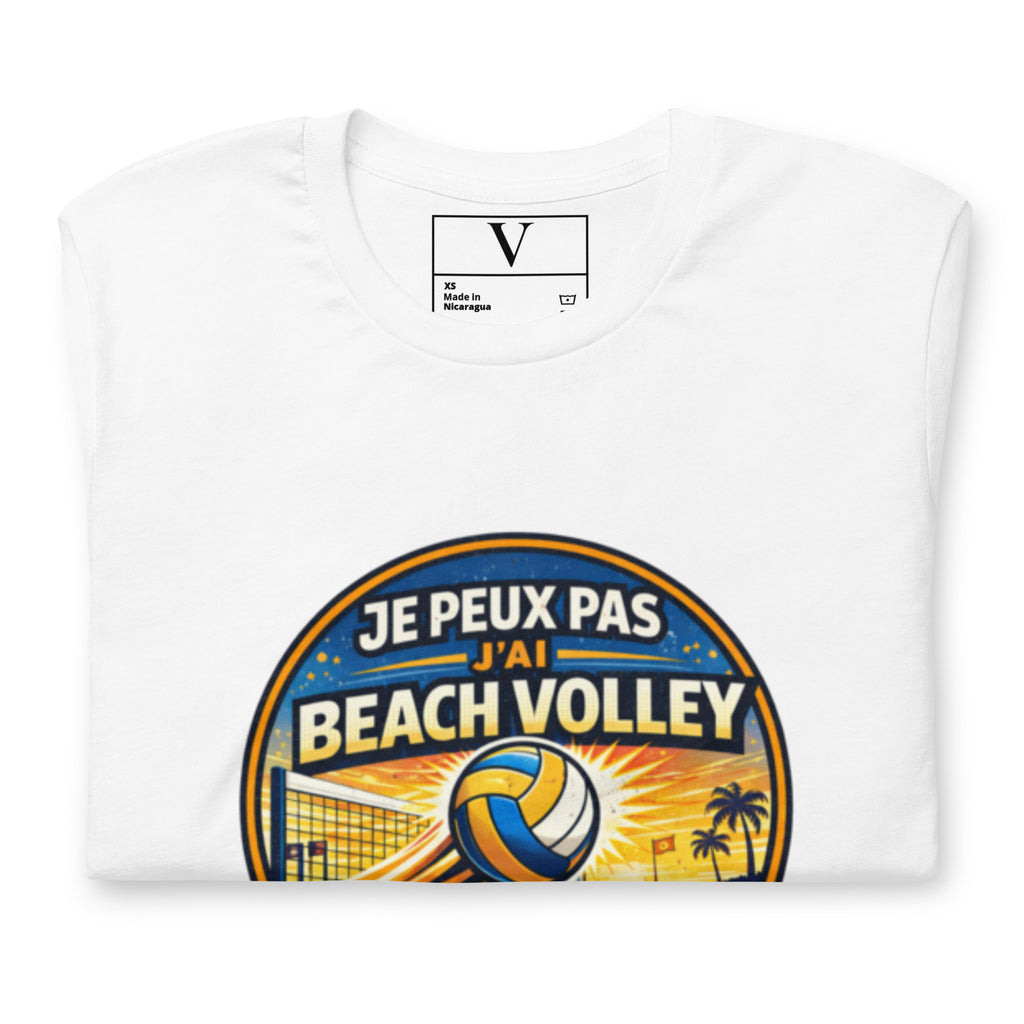 T-shirt Je peux pas j'ai beachvolley - 8