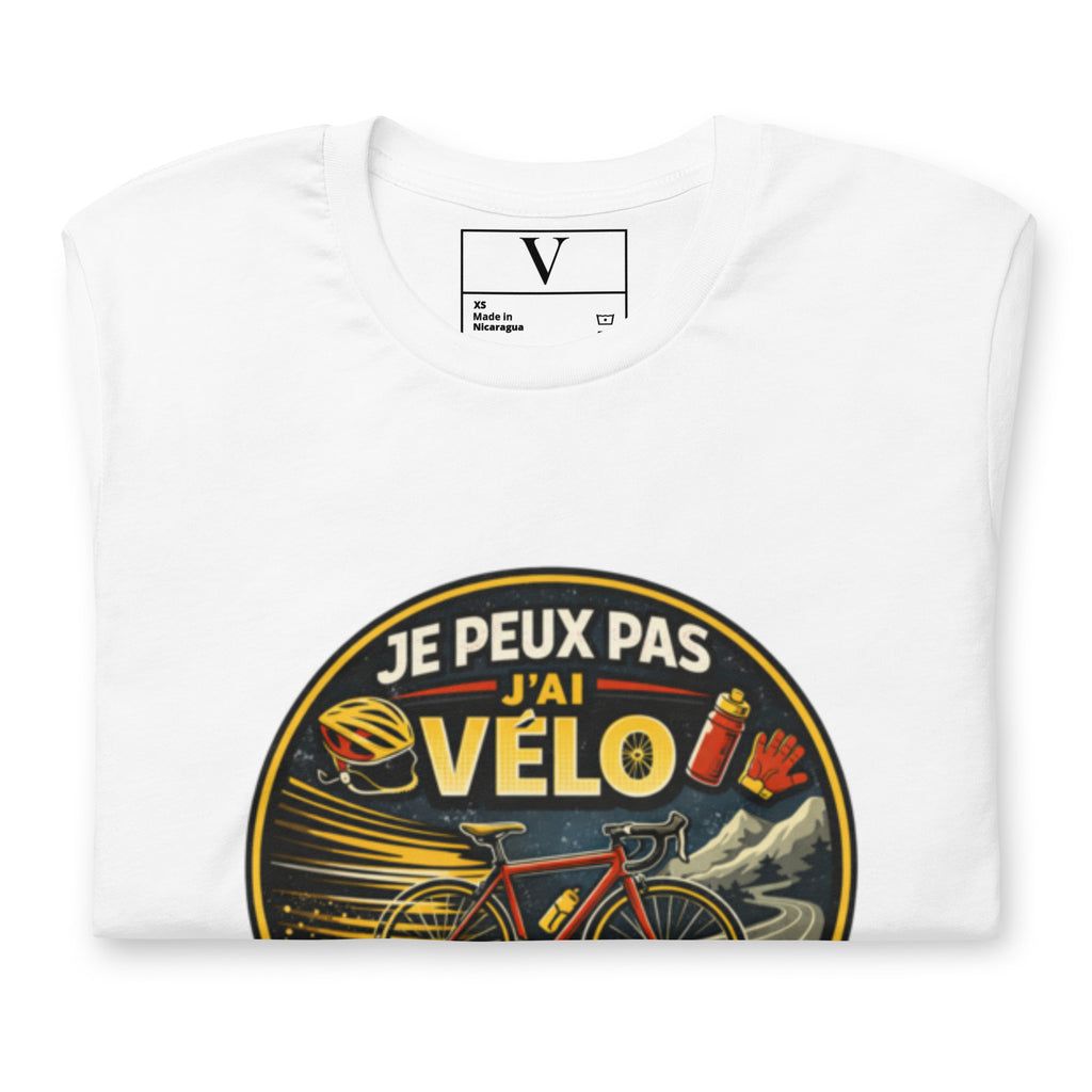 T-shirt Je peux pas j'ai vélo - 7
