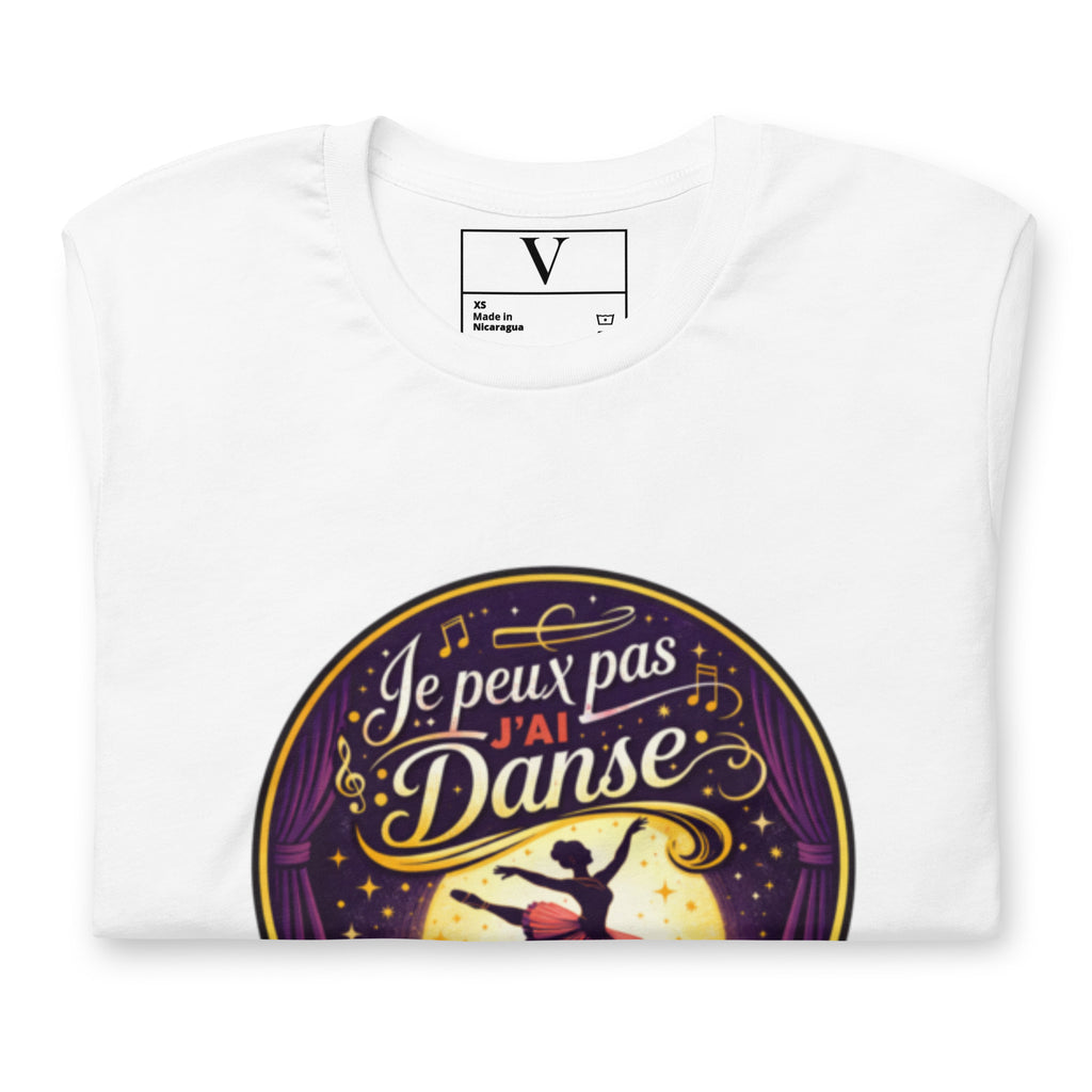T-shirt Je peux pas j'ai danse - 9