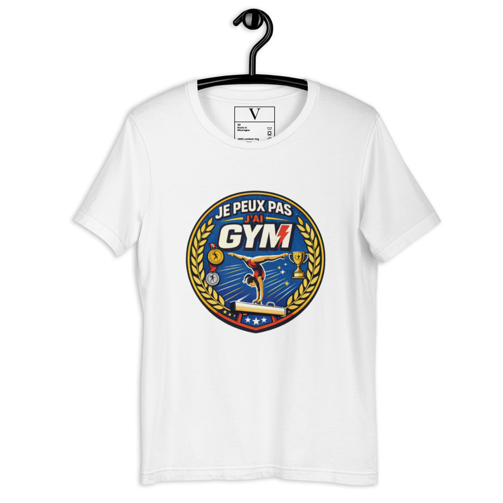 T-shirt femme Je peux pas j'ai gym - 4