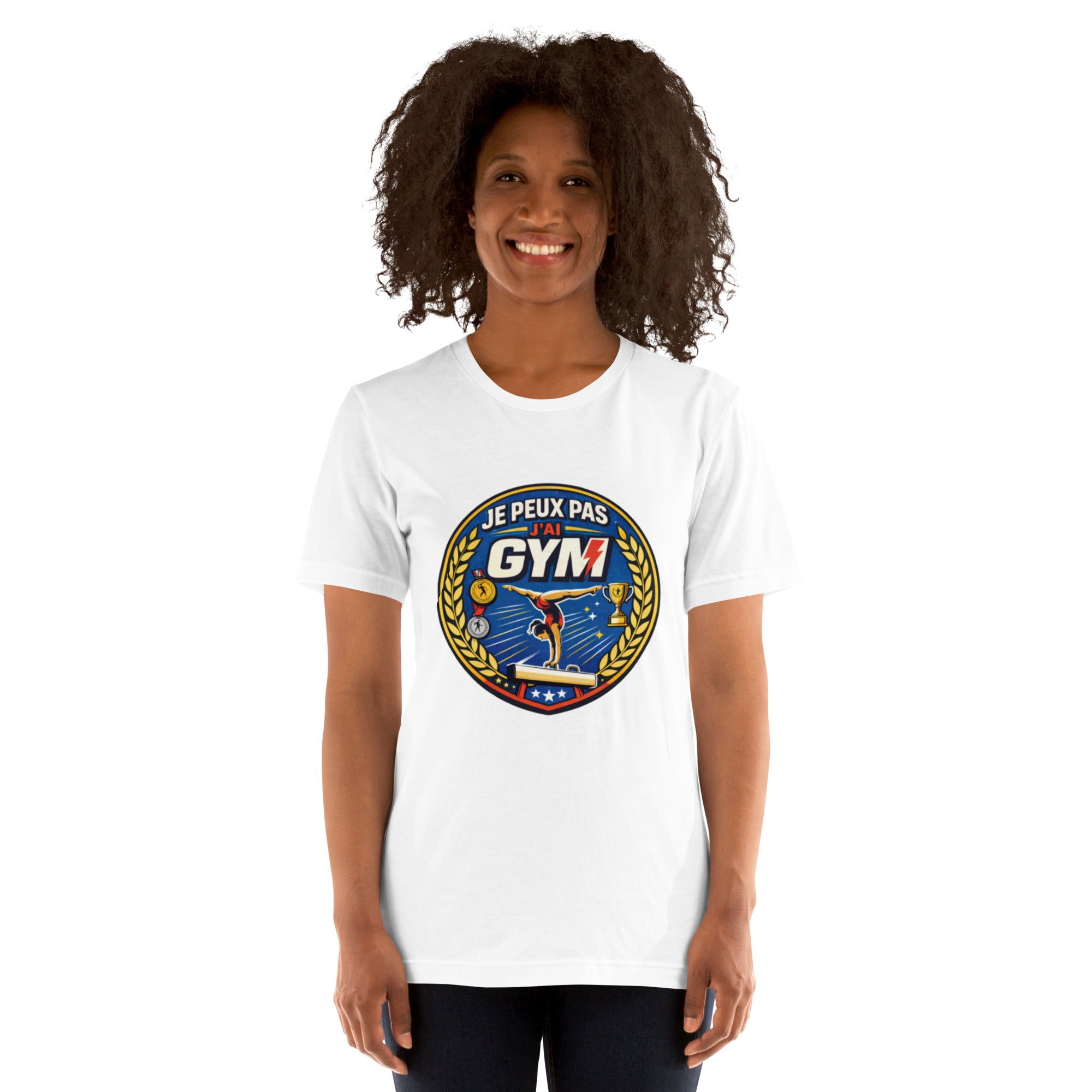 T-shirt femme Je peux pas j'ai gym - 1