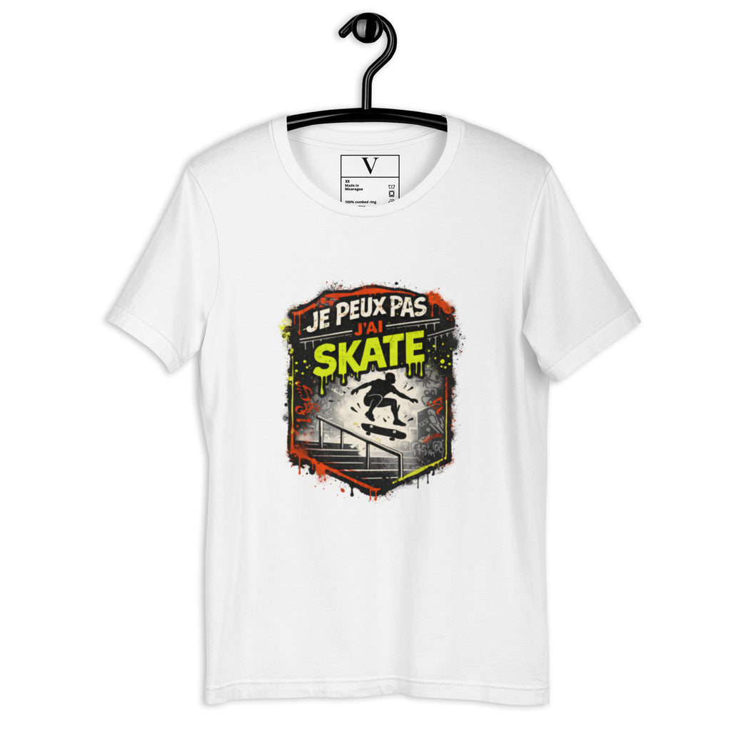 T-shirt Je peux pas j'ai skate - 5