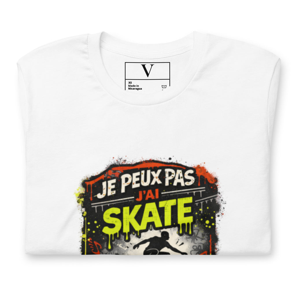 T-shirt Je peux pas j'ai skate - 8
