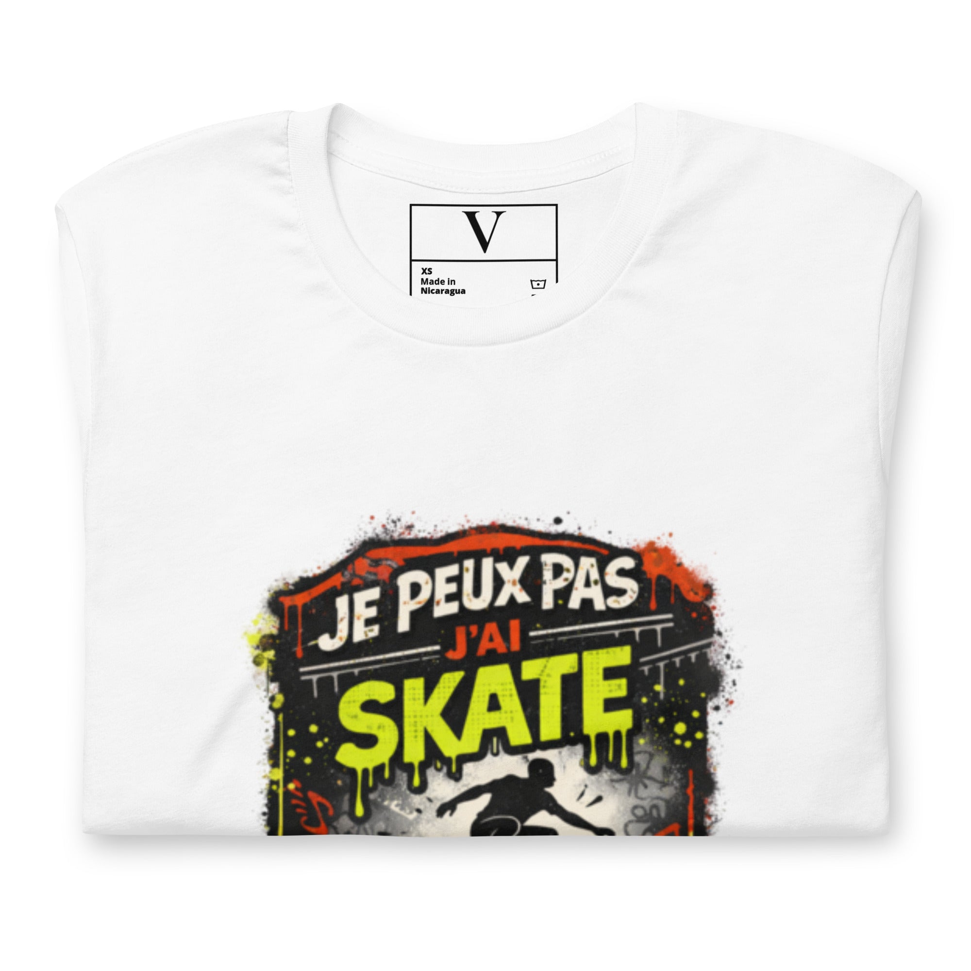 T-shirt Je peux pas j'ai skate - 8