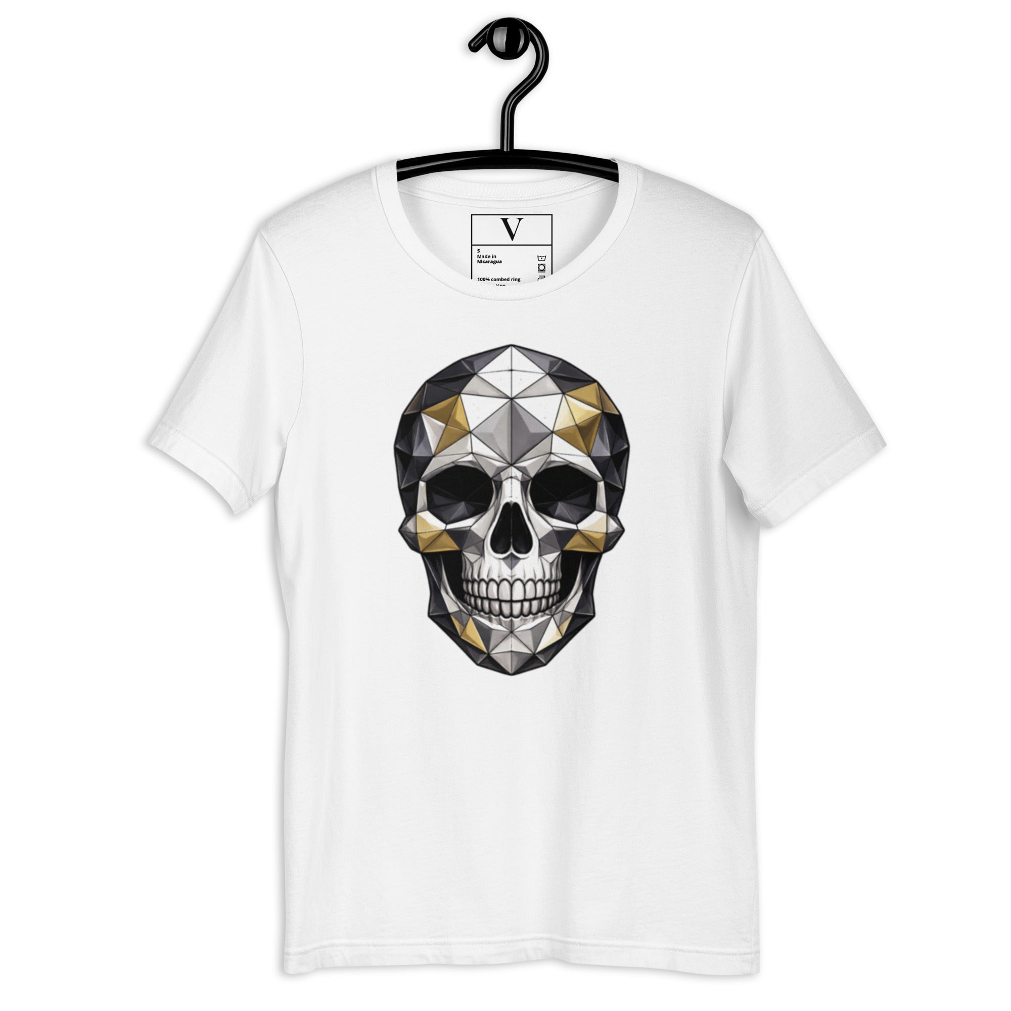 T-shirt Crâne Géométrique - 8