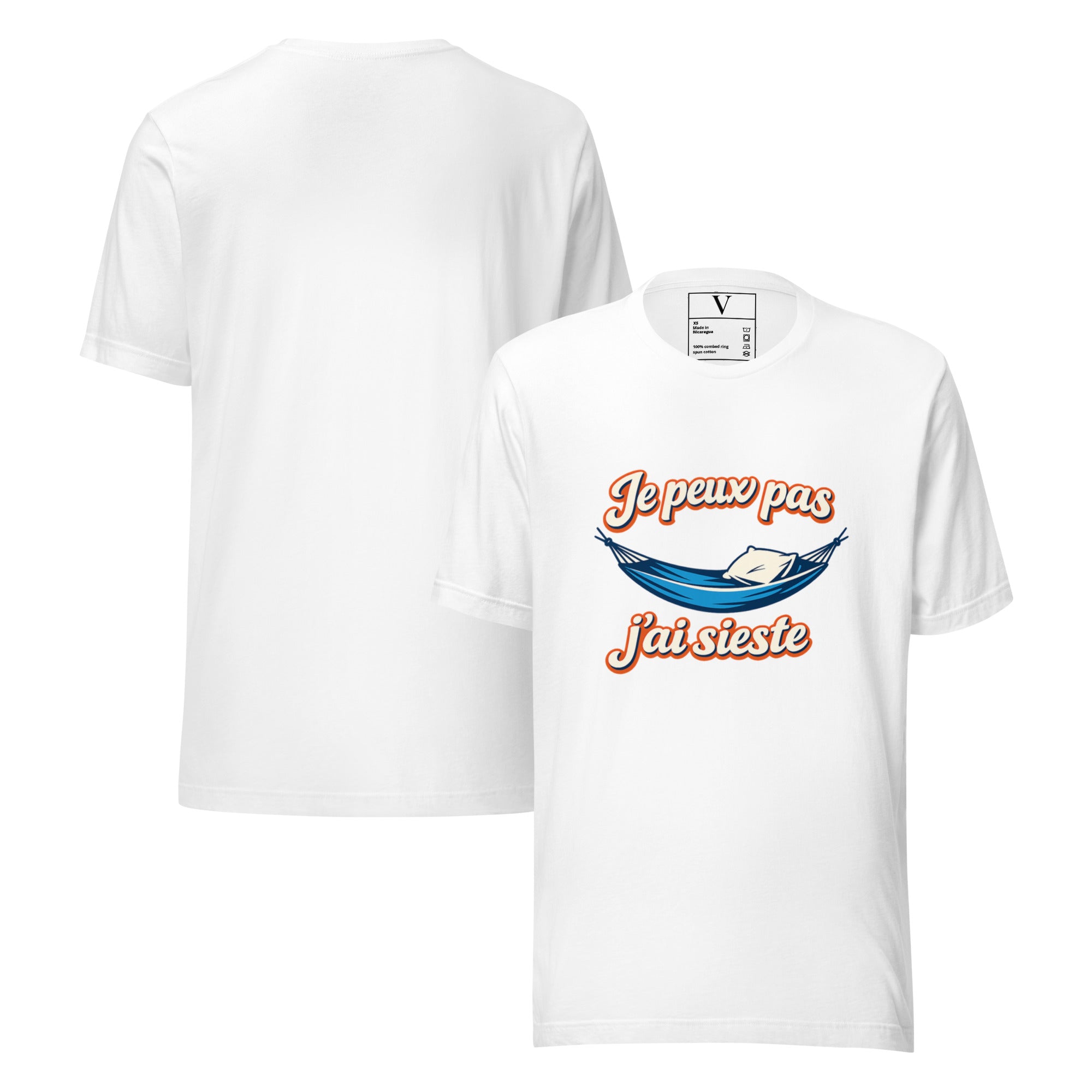 T-shirt Je peux pas j’ai sieste - 4