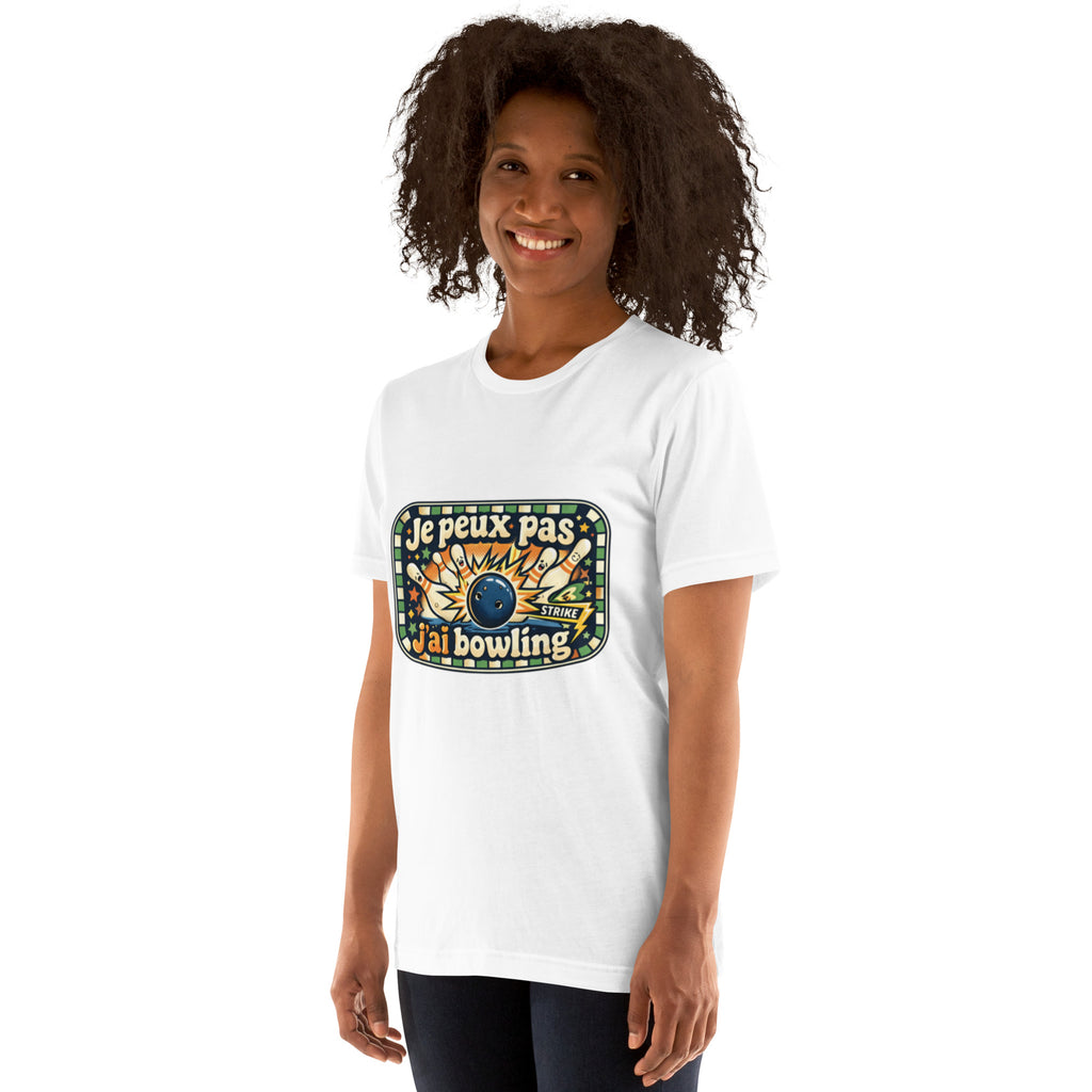 T-shirt Je peux pas j'ai bowling - 4