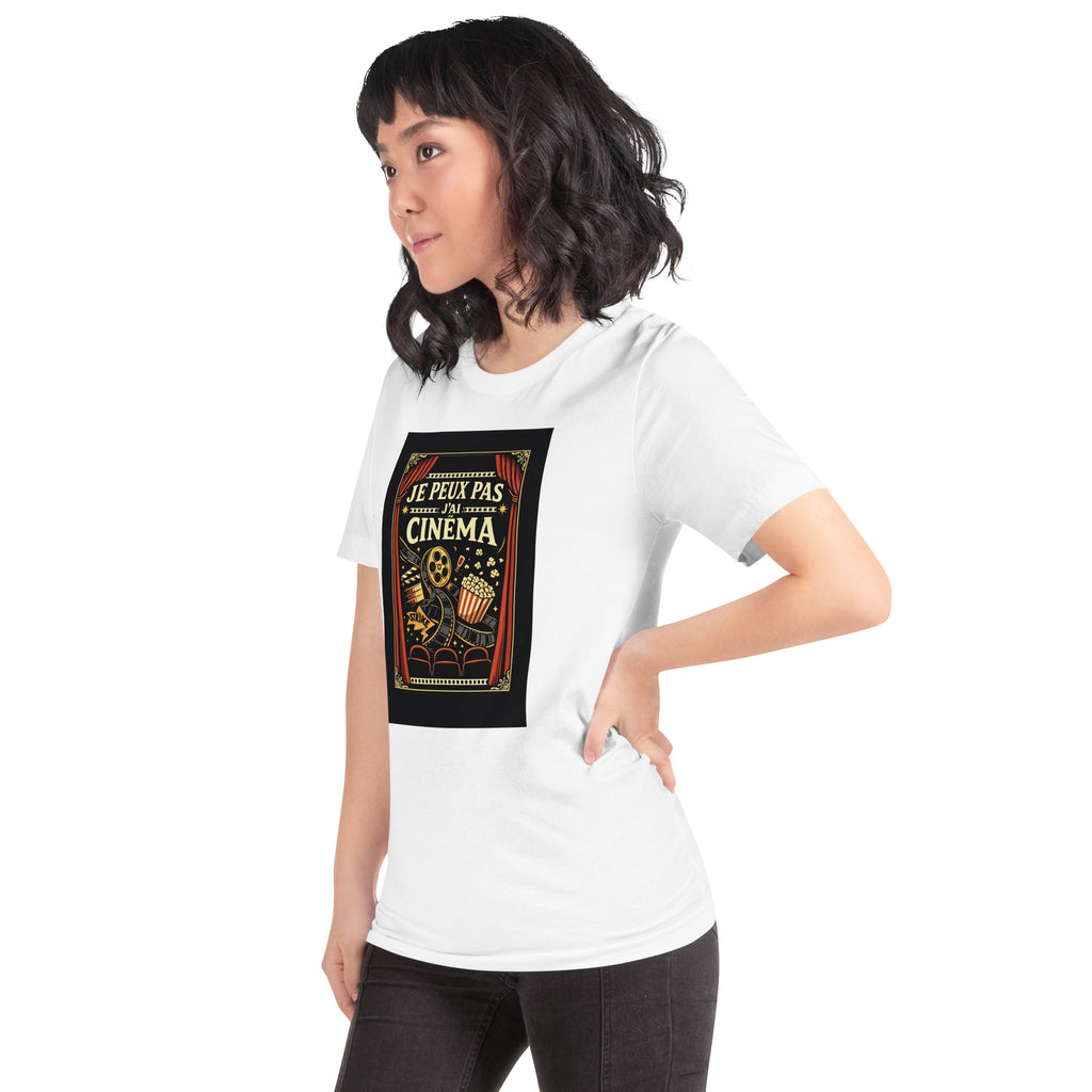 T-shirt Je peux pas j'ai cinéma - 1
