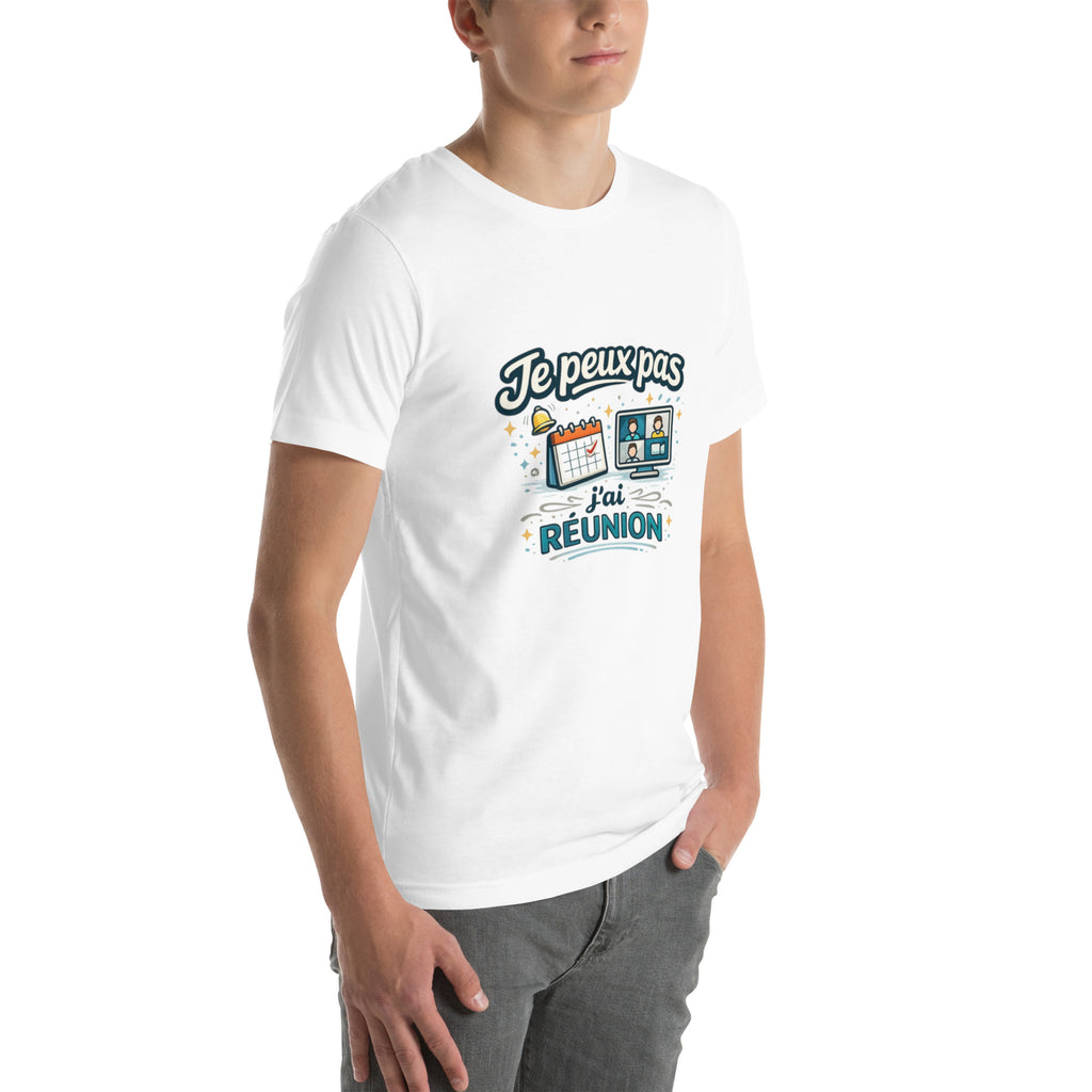 T-shirt je peux pas j’ai réunion - 2