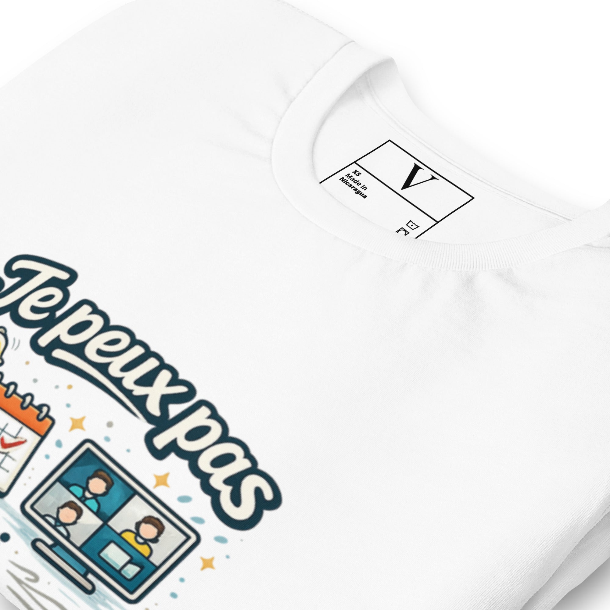 T-shirt je peux pas j’ai réunion - 7
