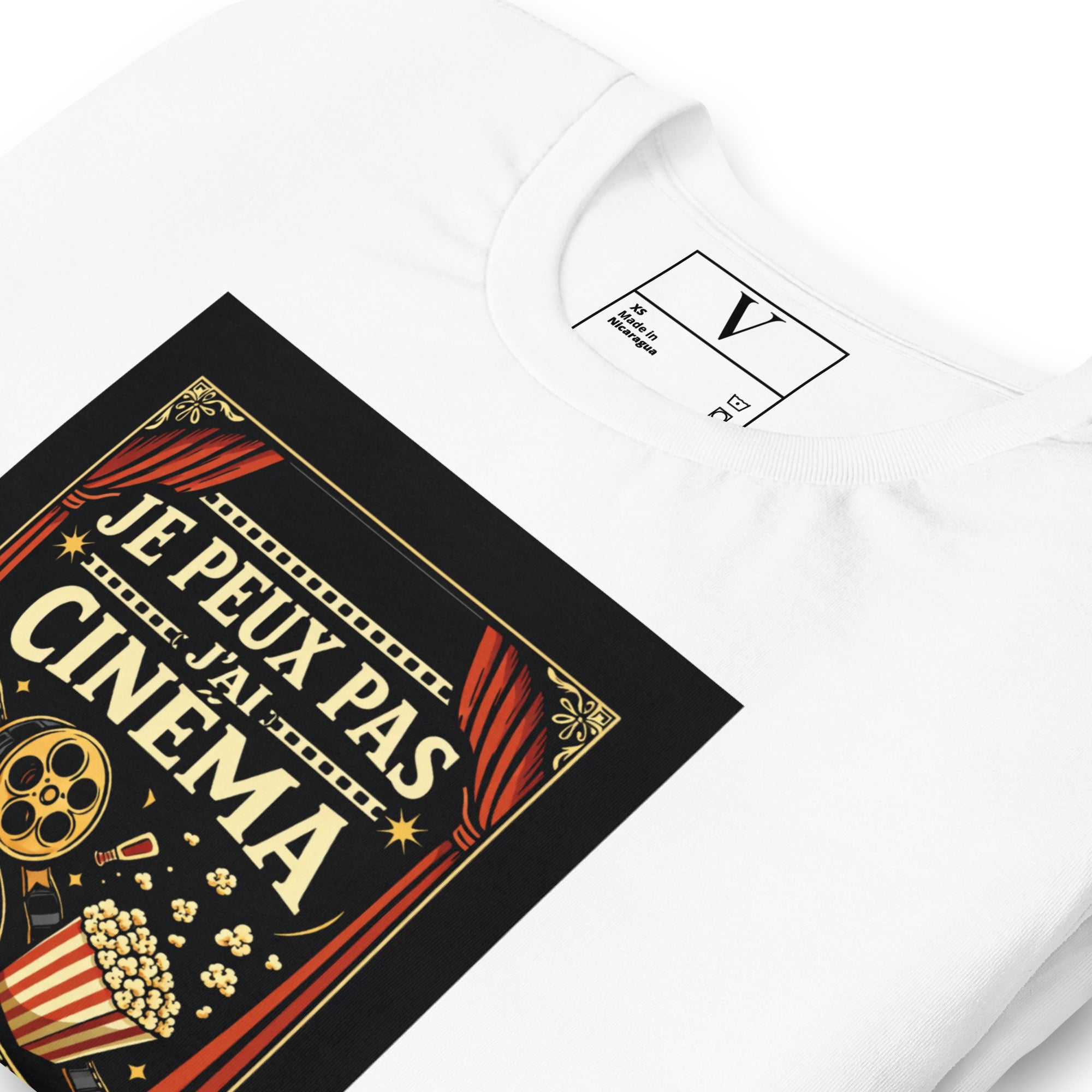 T-shirt Je peux pas j'ai cinéma - 7