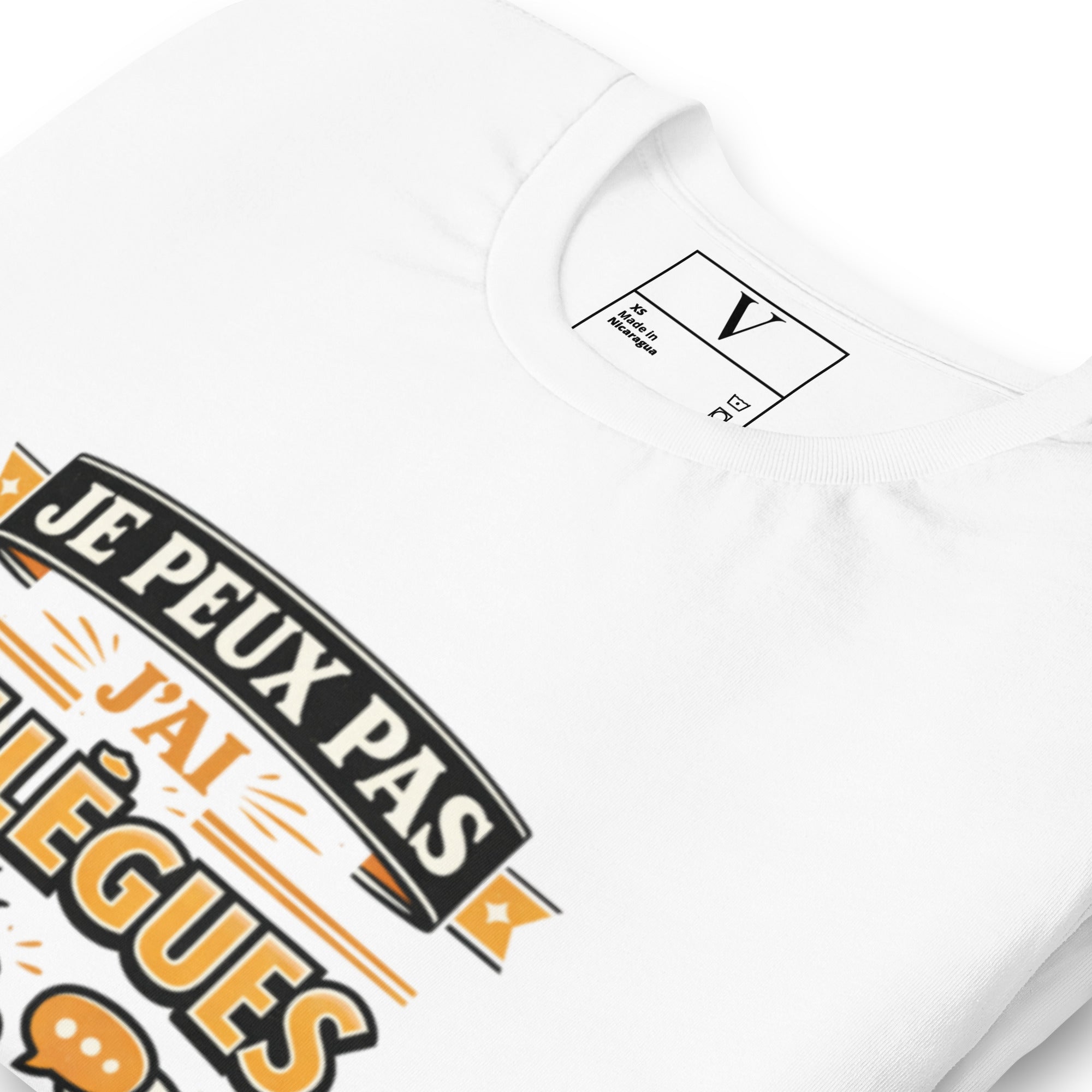 T-shirt Je peux pas j'ai collègues - 8