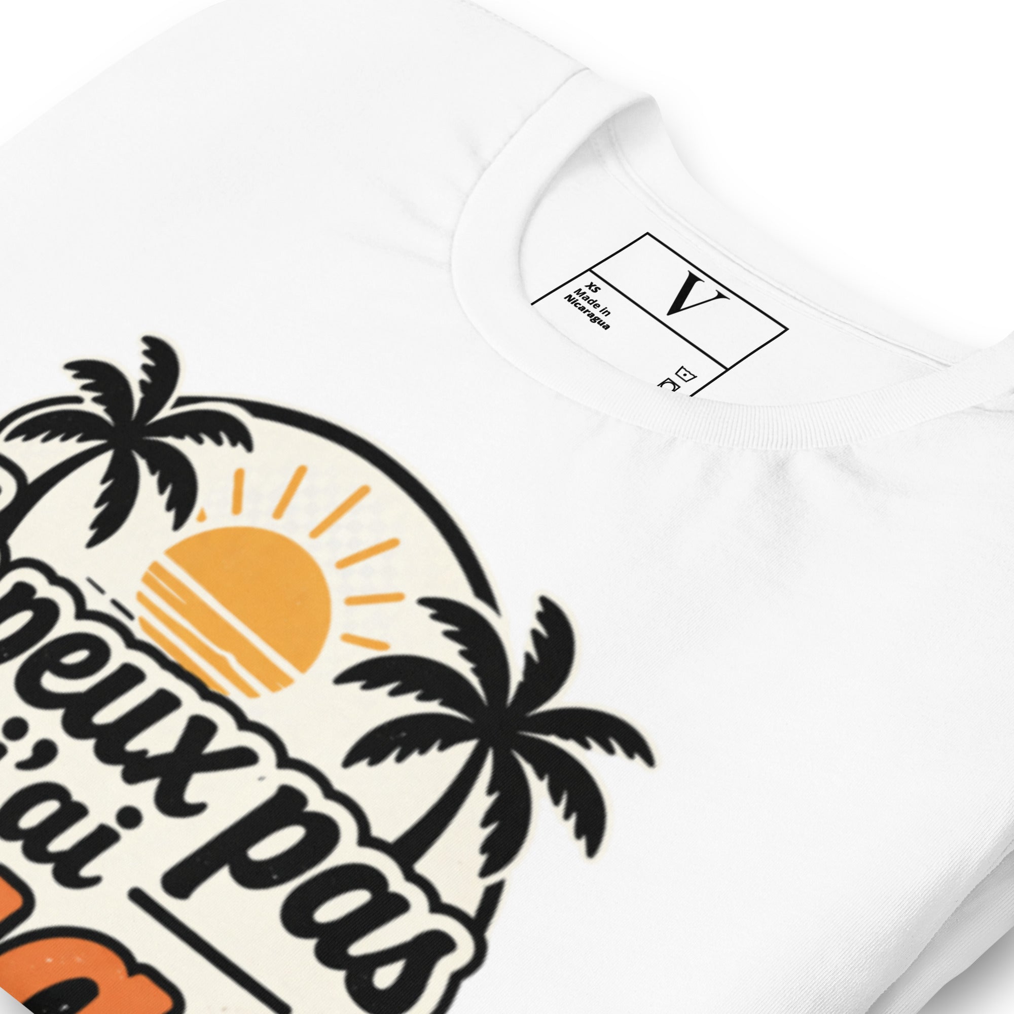 T-shirt Je peux pas j'ai plage - 8