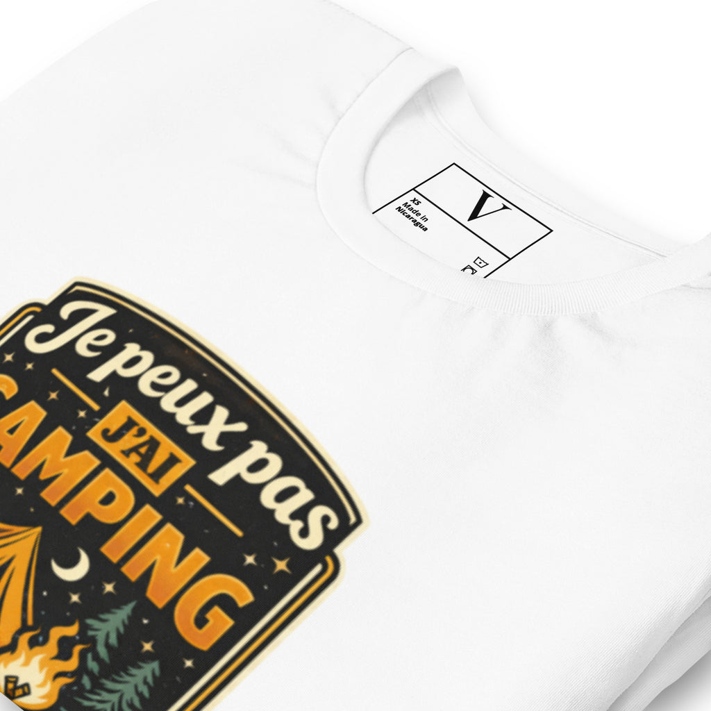 T-shirt Je peux pas j'ai camping - 6