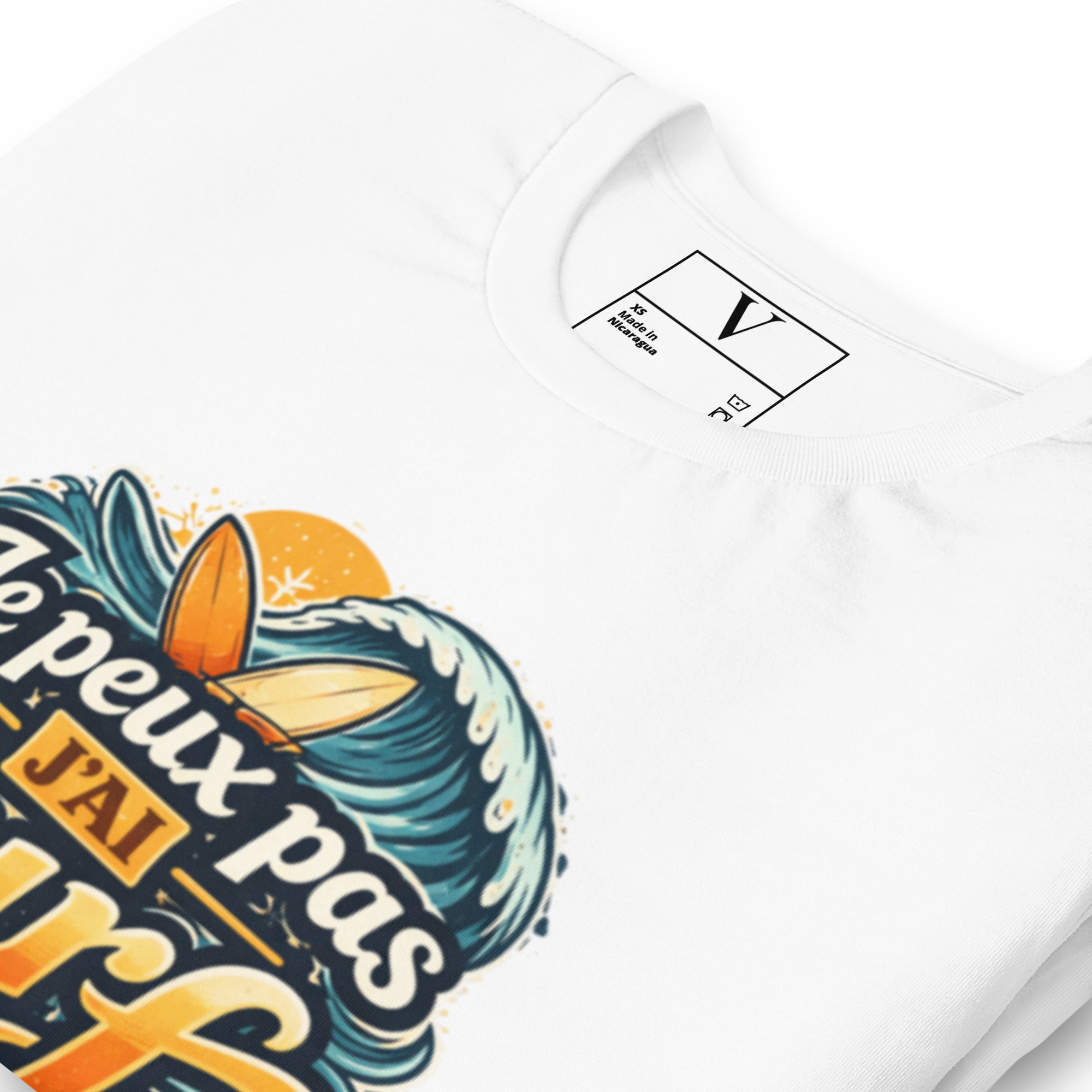 T-shirt Je peux pas j'ai surf - 5