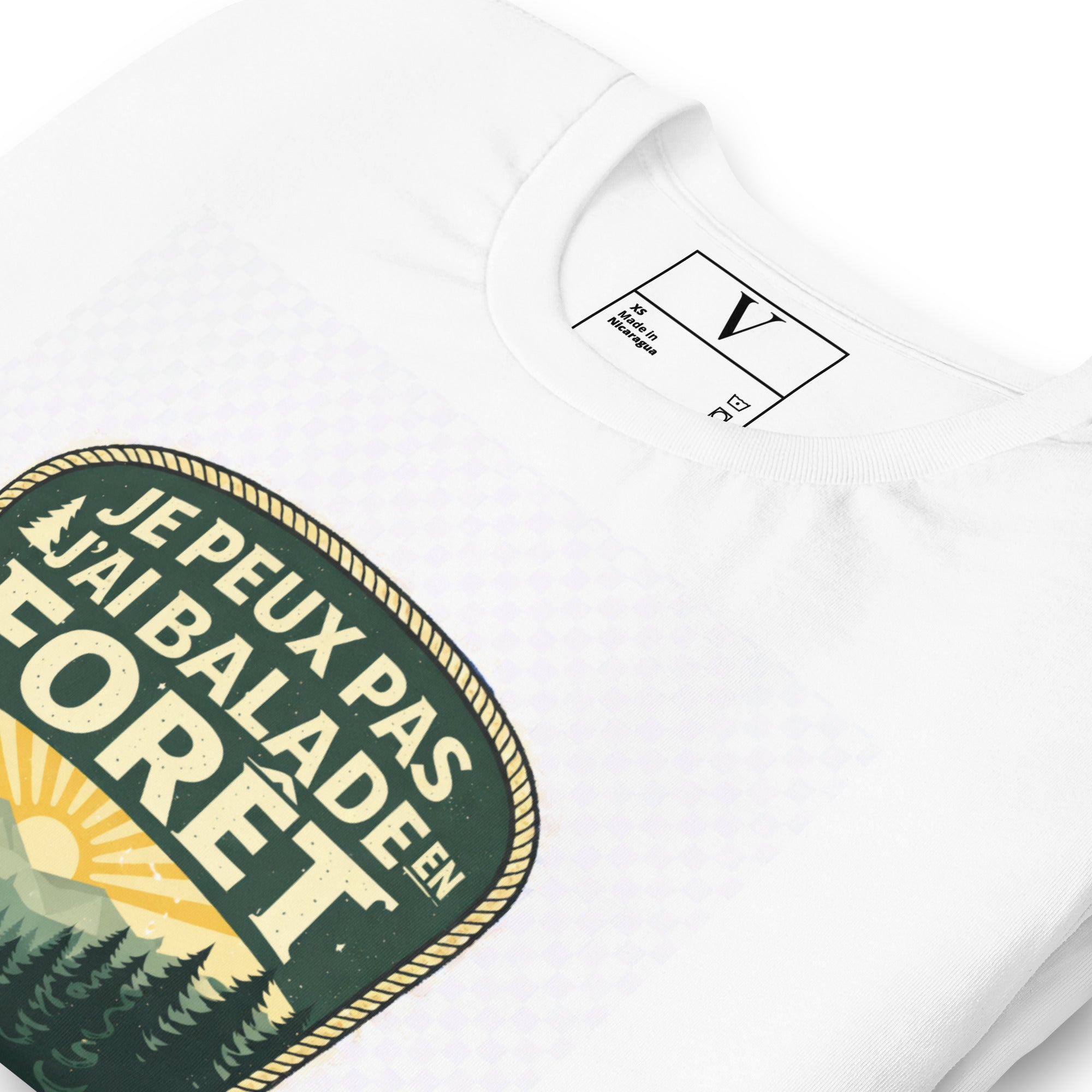 T-shirt Je peux pas j'ai balade en forêt - 7