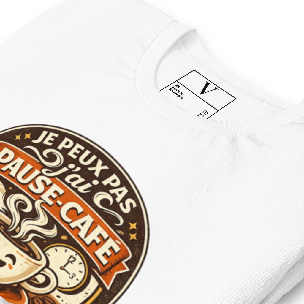 T-shirt Je peux pas j'ai pause-café - 7