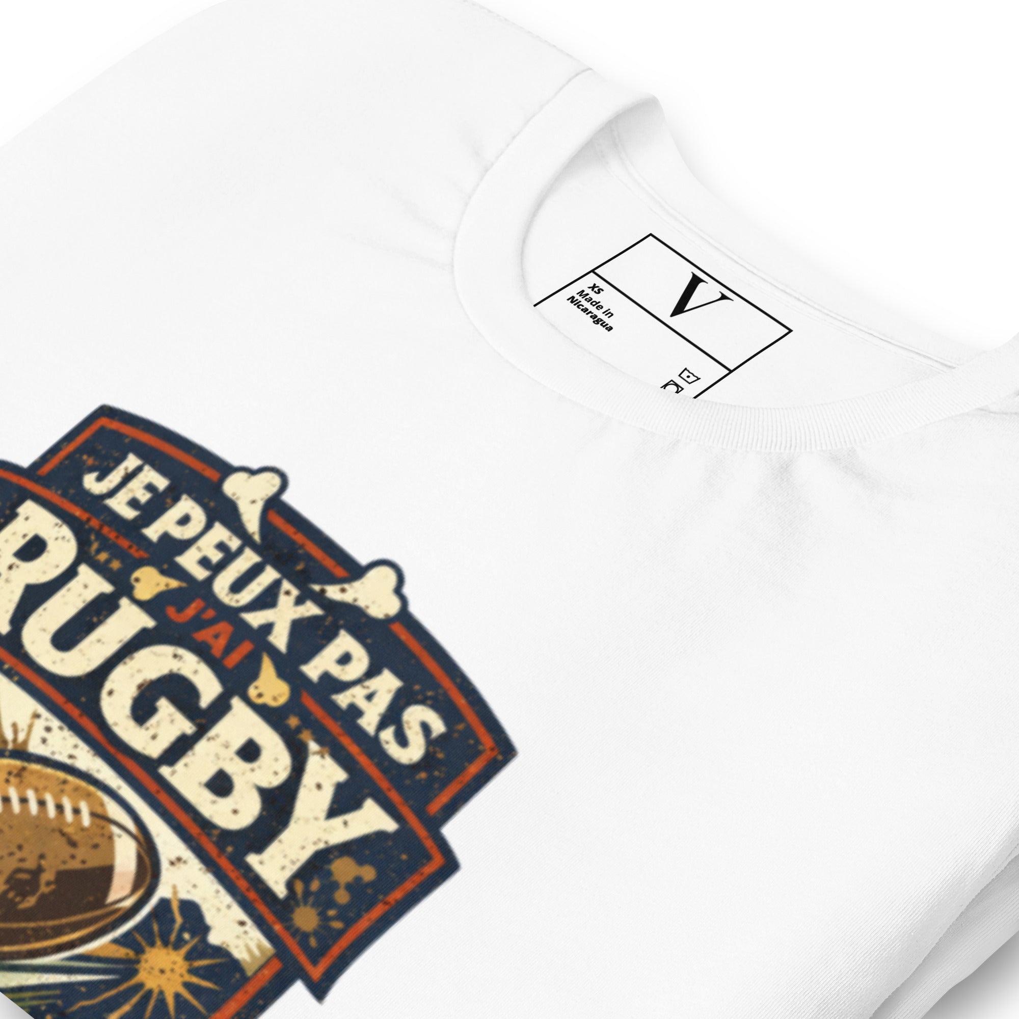 T-shirt Je peux pas j'ai rugby - 6