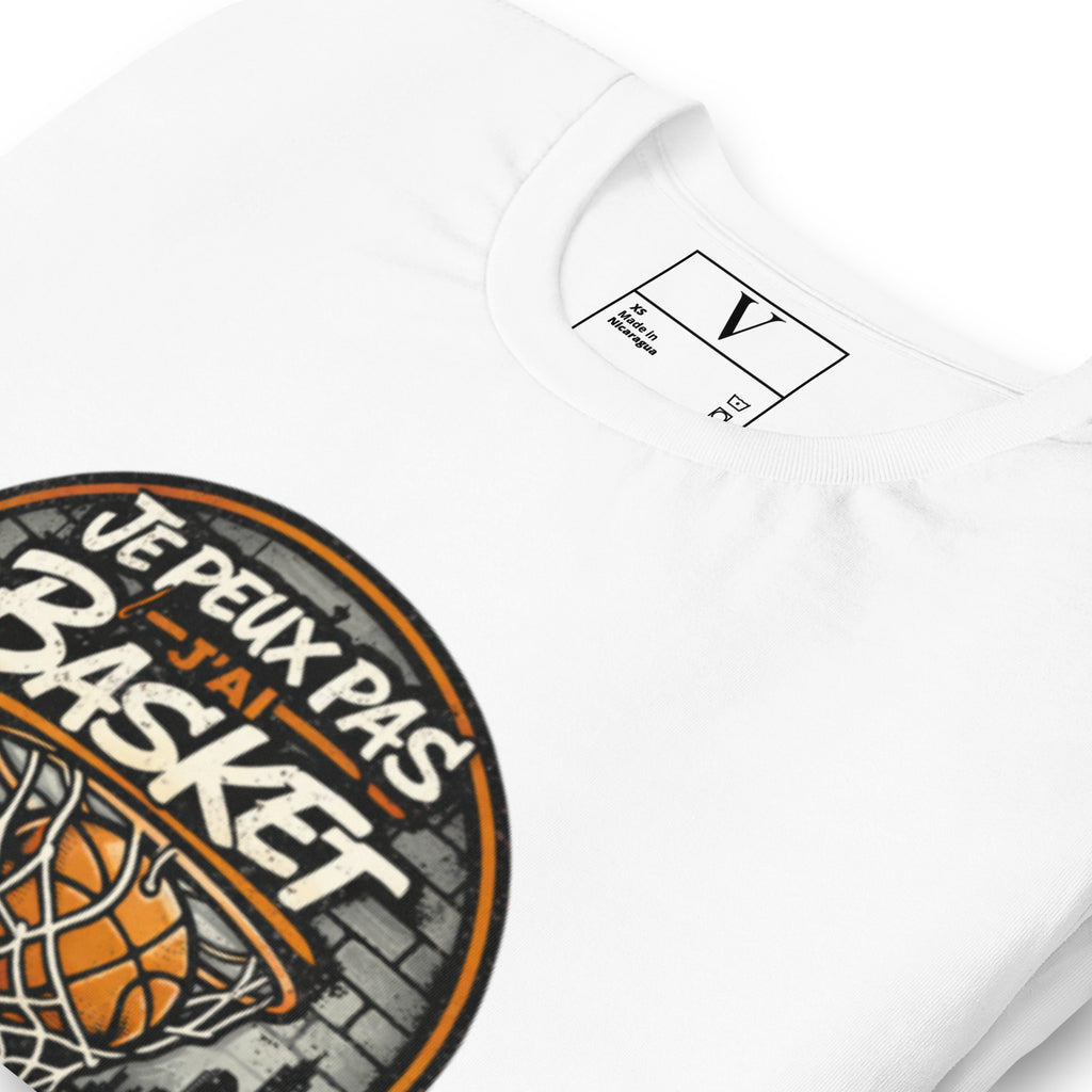 T-shirt Je peux pas j'ai basket - 7