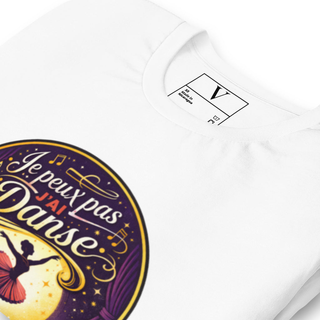 T-shirt Je peux pas j'ai danse - 8