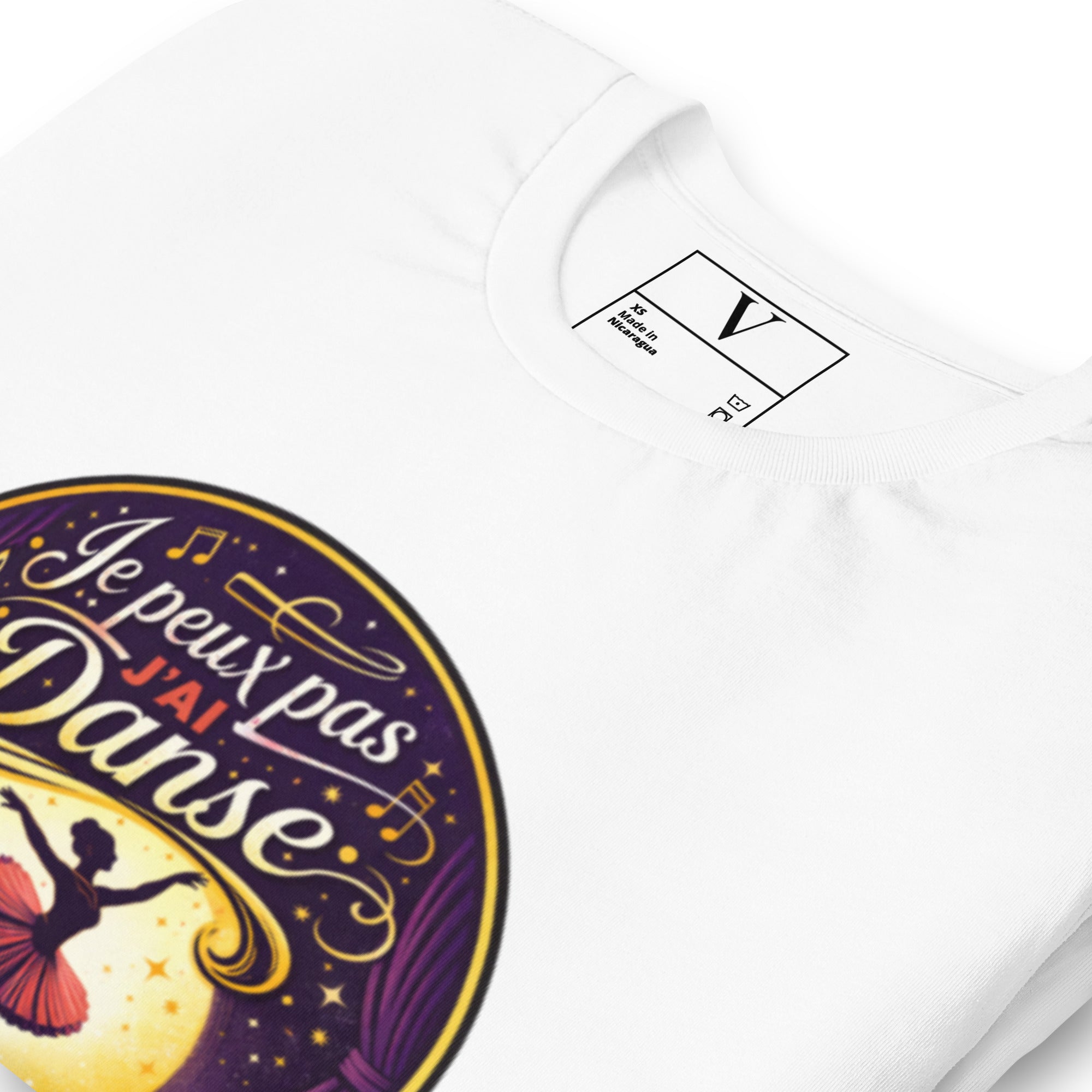 T-shirt Je peux pas j'ai danse - 8