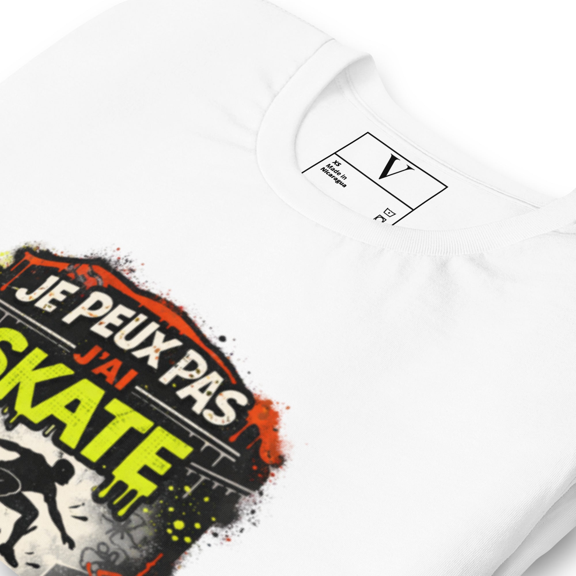 T-shirt Je peux pas j'ai skate - 7
