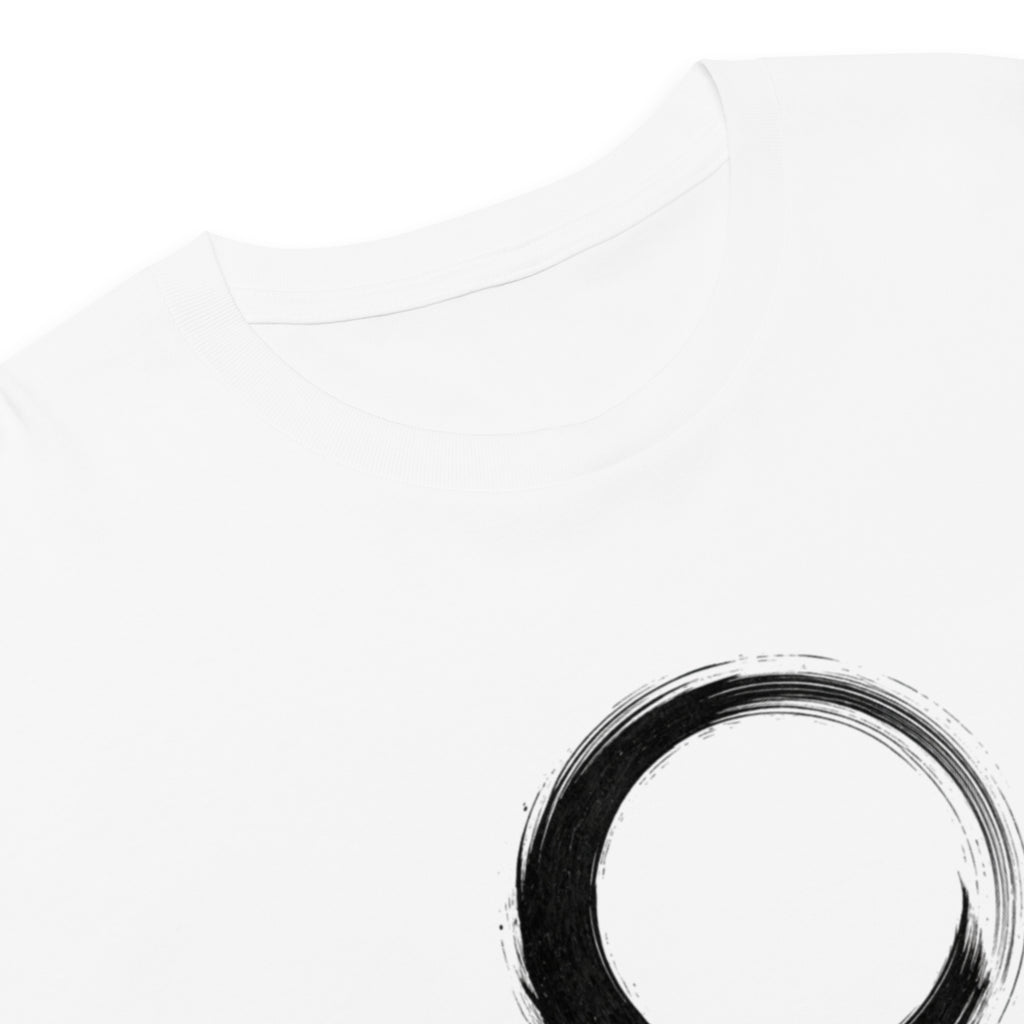 Crop top blanc cercle zen pinceau - 13