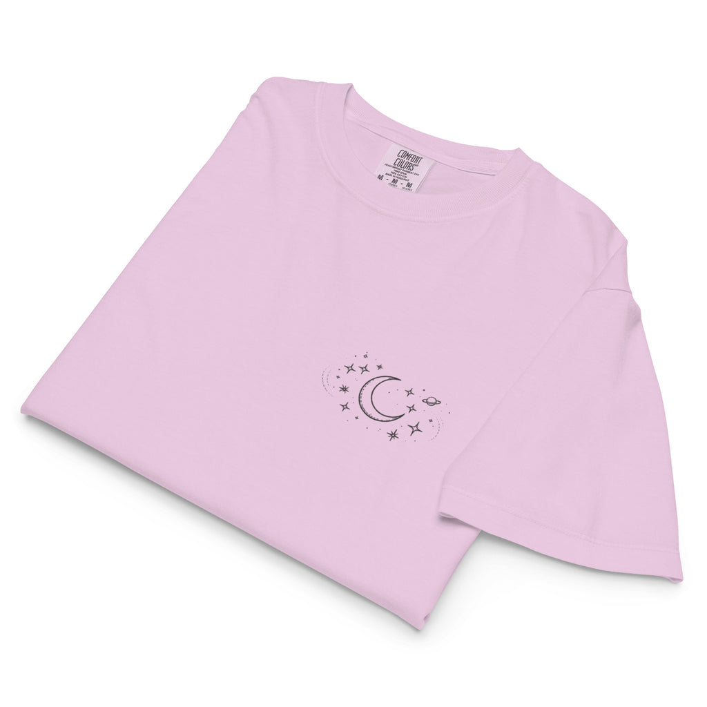 T-shirt boxy femme lavande éther - 8