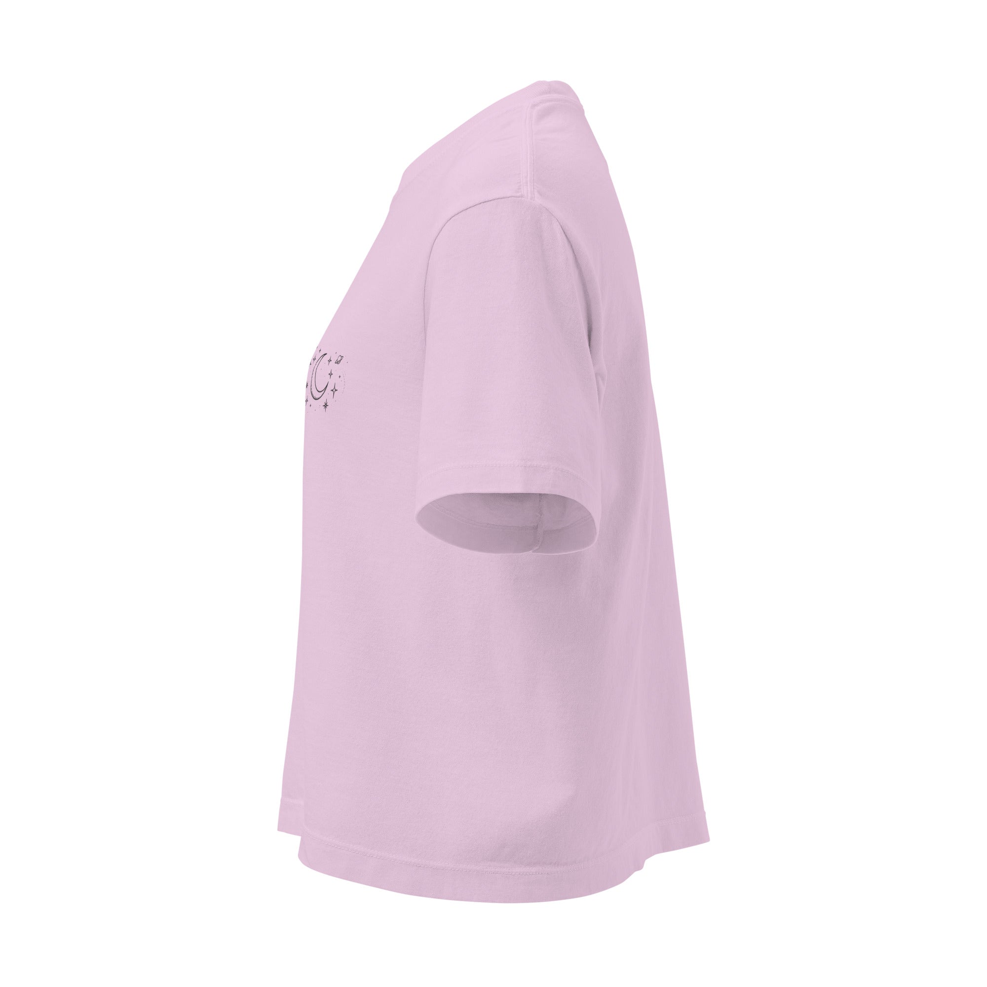 T-shirt boxy femme lavande éther - 6