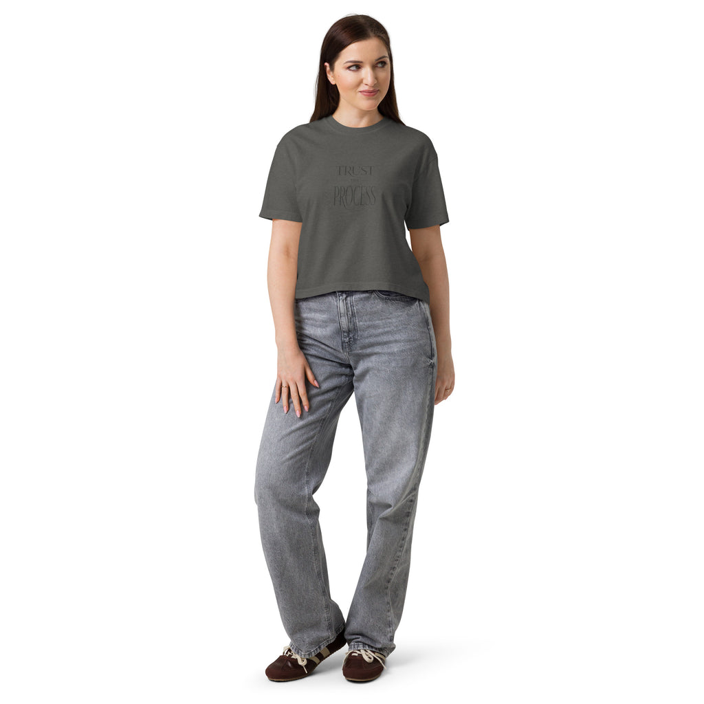 T-shirt boxy femme poivre lueur - 2